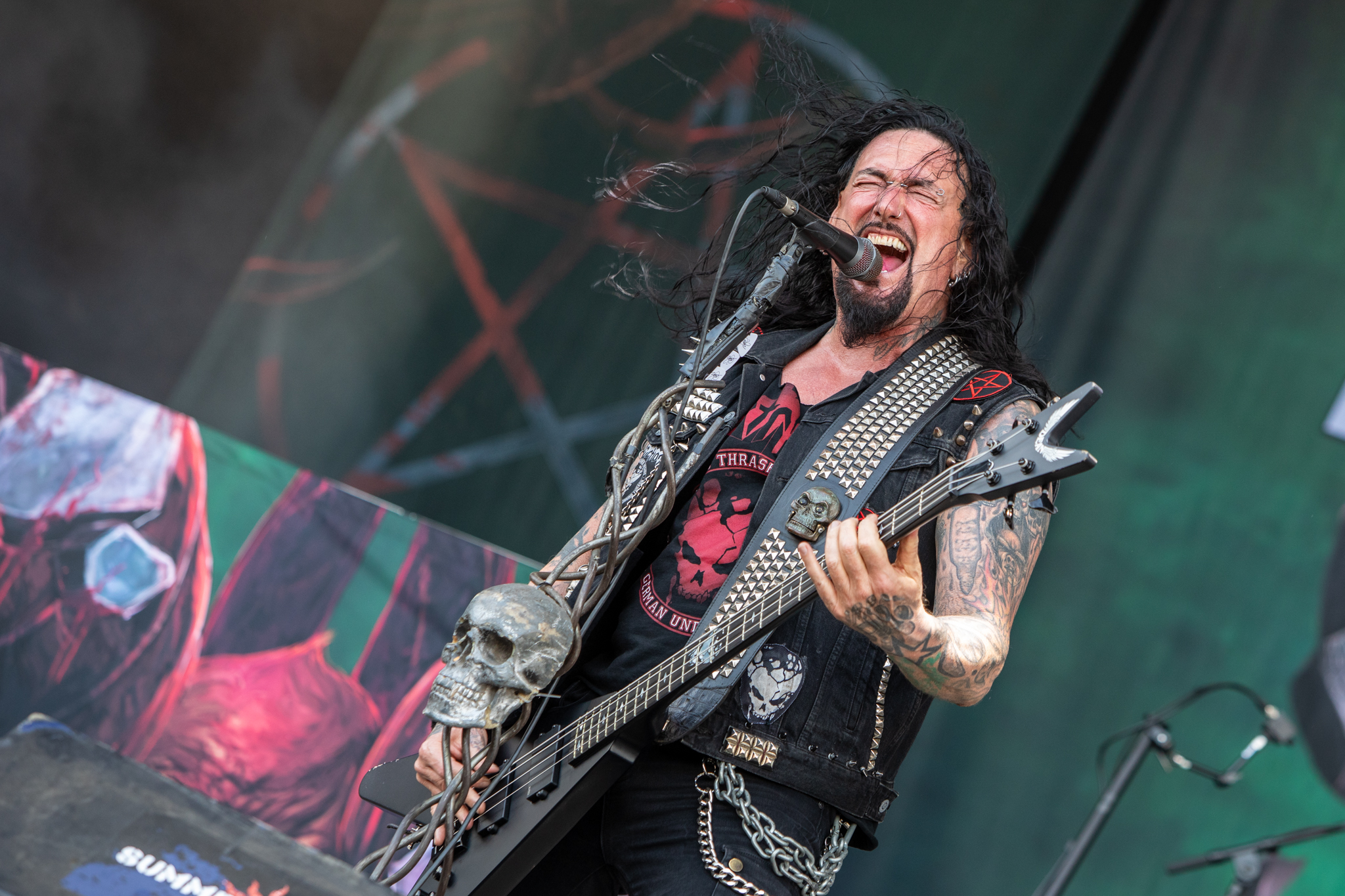 Bild vom Liveauftritt der Band Destruction beim Summer Breeze 2025