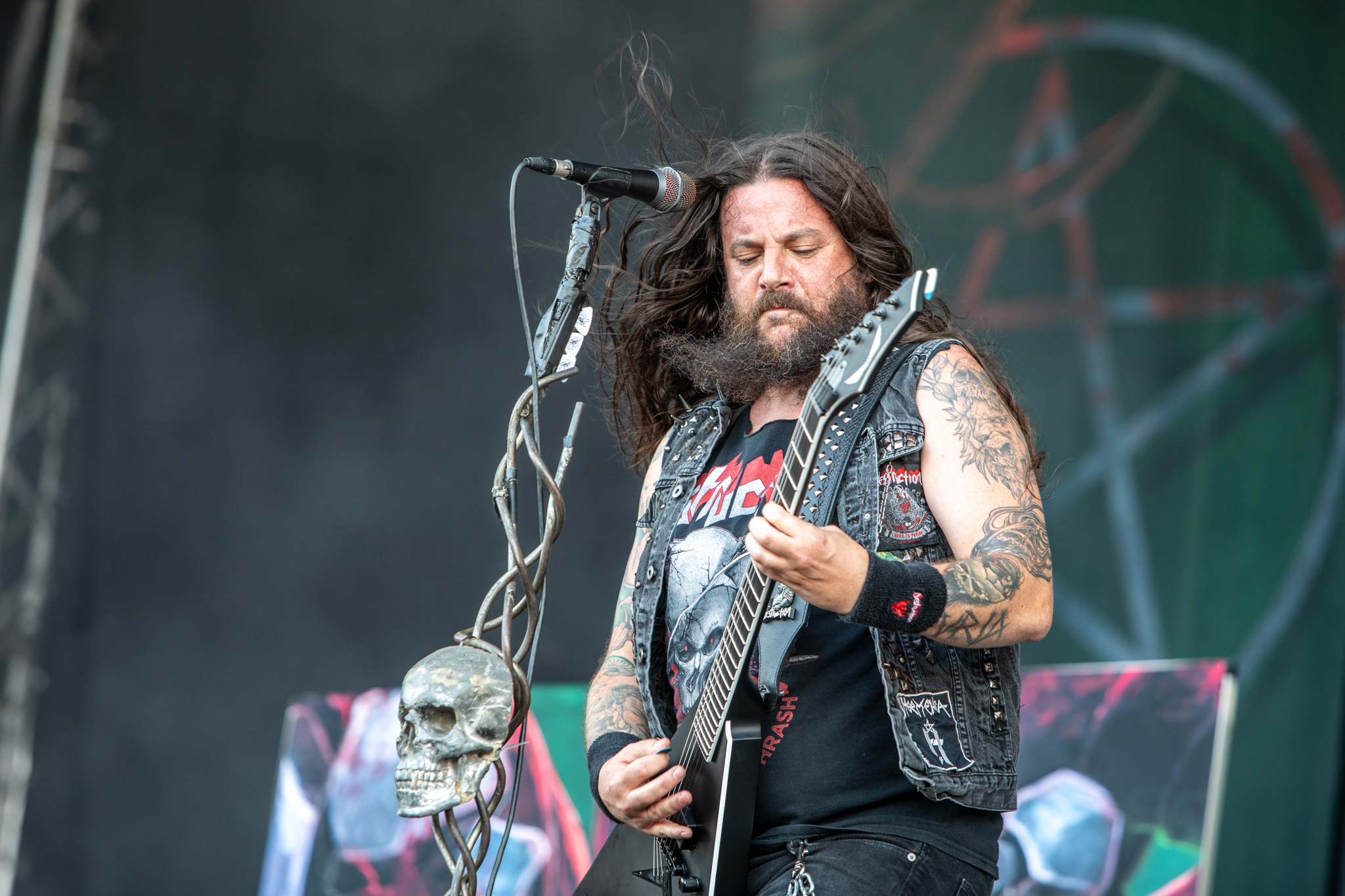 Bild vom Liveauftritt der Band Destruction beim Summer Breeze 2025