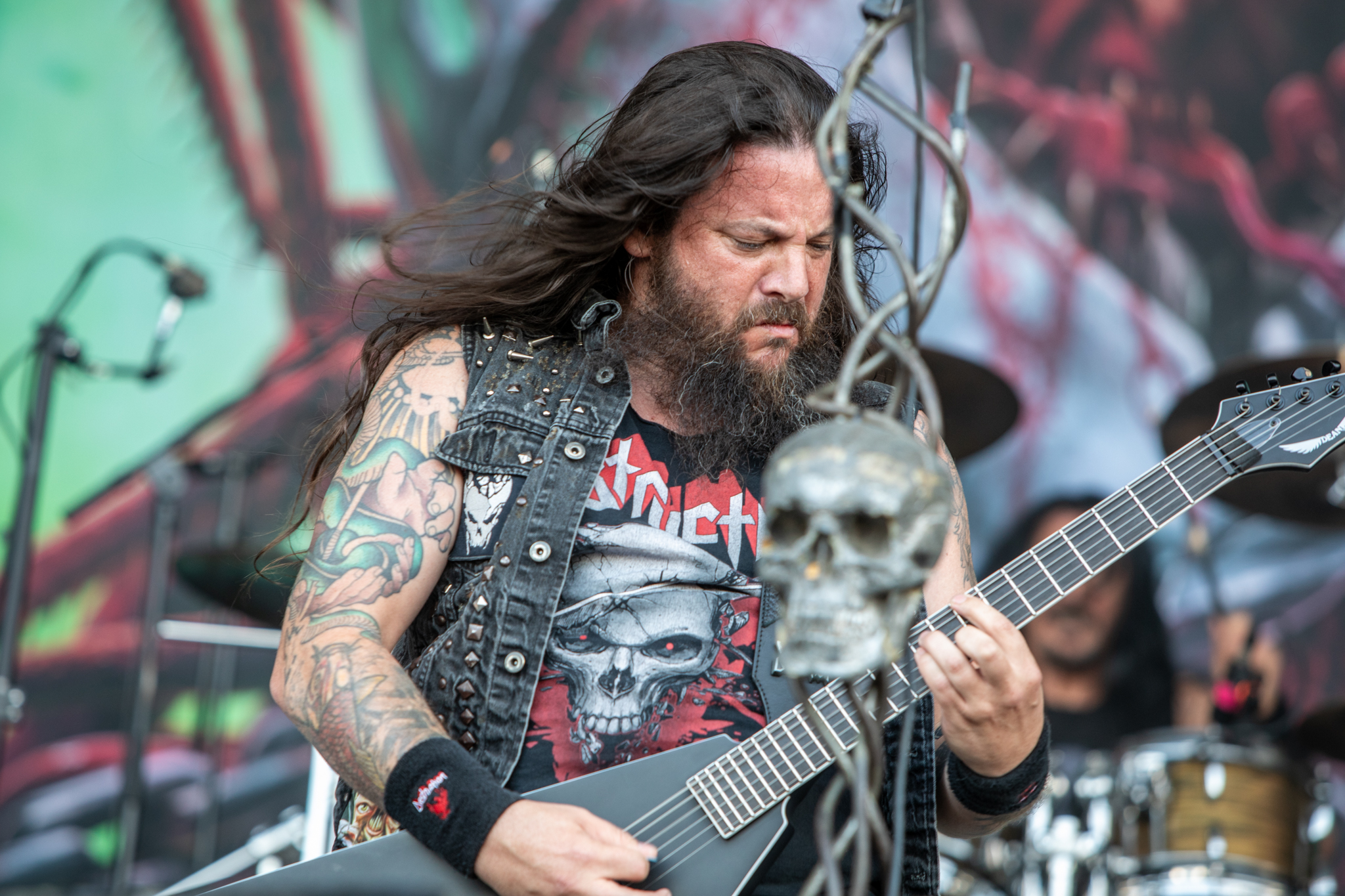 Bild vom Liveauftritt der Band Destruction beim Summer Breeze 2025