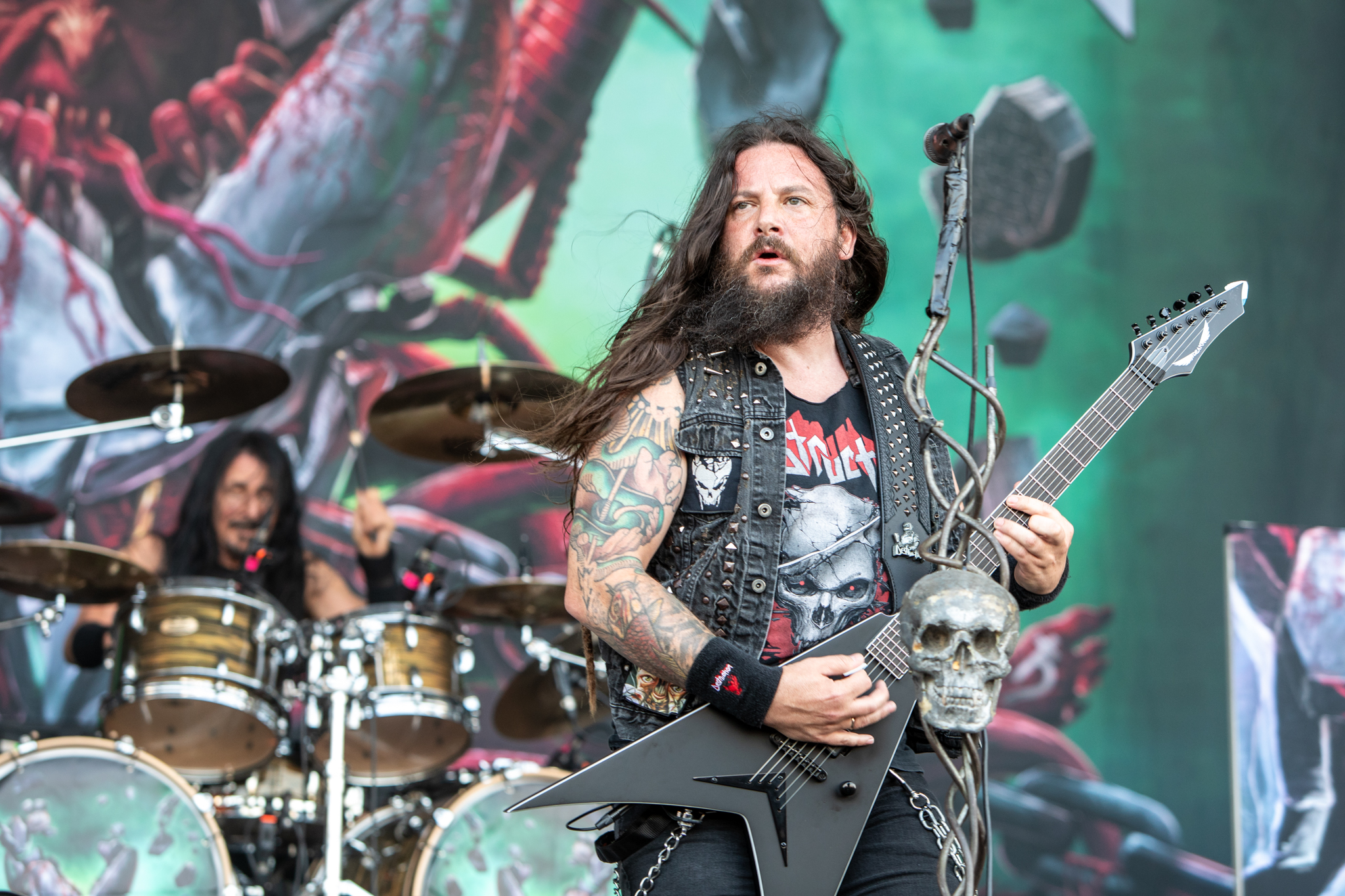 Bild vom Liveauftritt der Band Destruction beim Summer Breeze 2025