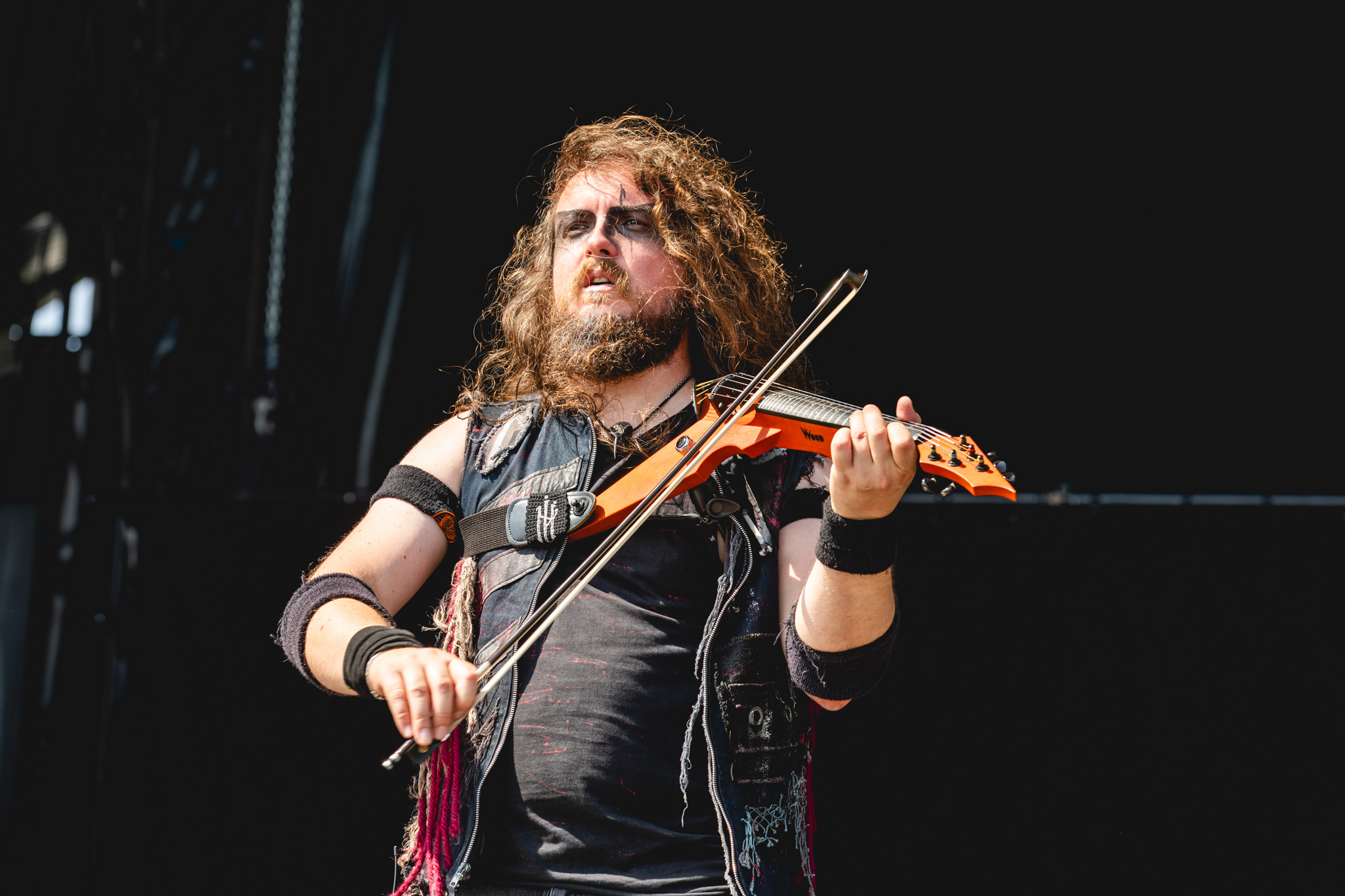 Bild vom Liveauftritt der Band Elvenking beim Summer Breeze 2025