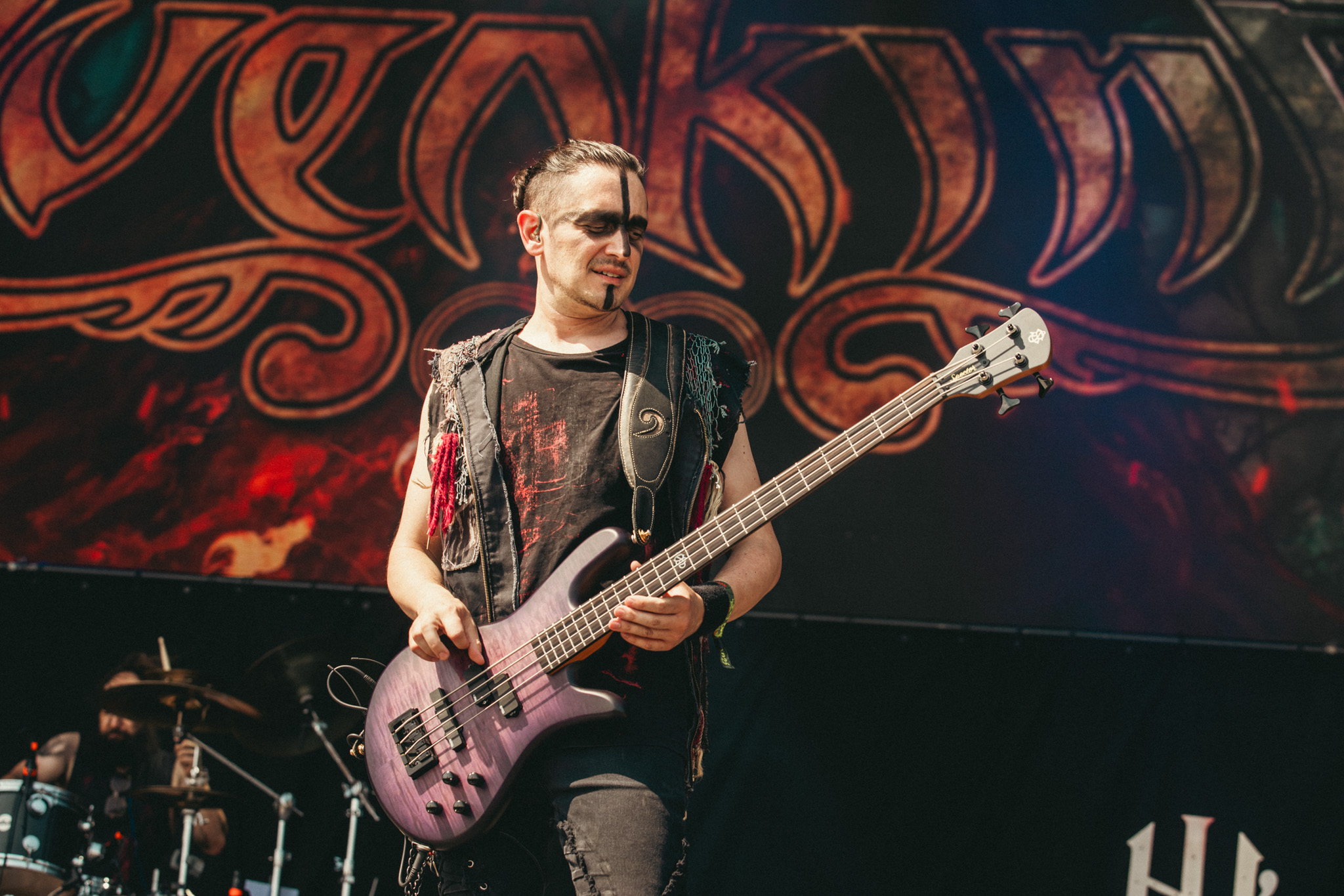 Bild vom Liveauftritt der Band Elvenking beim Summer Breeze 2025