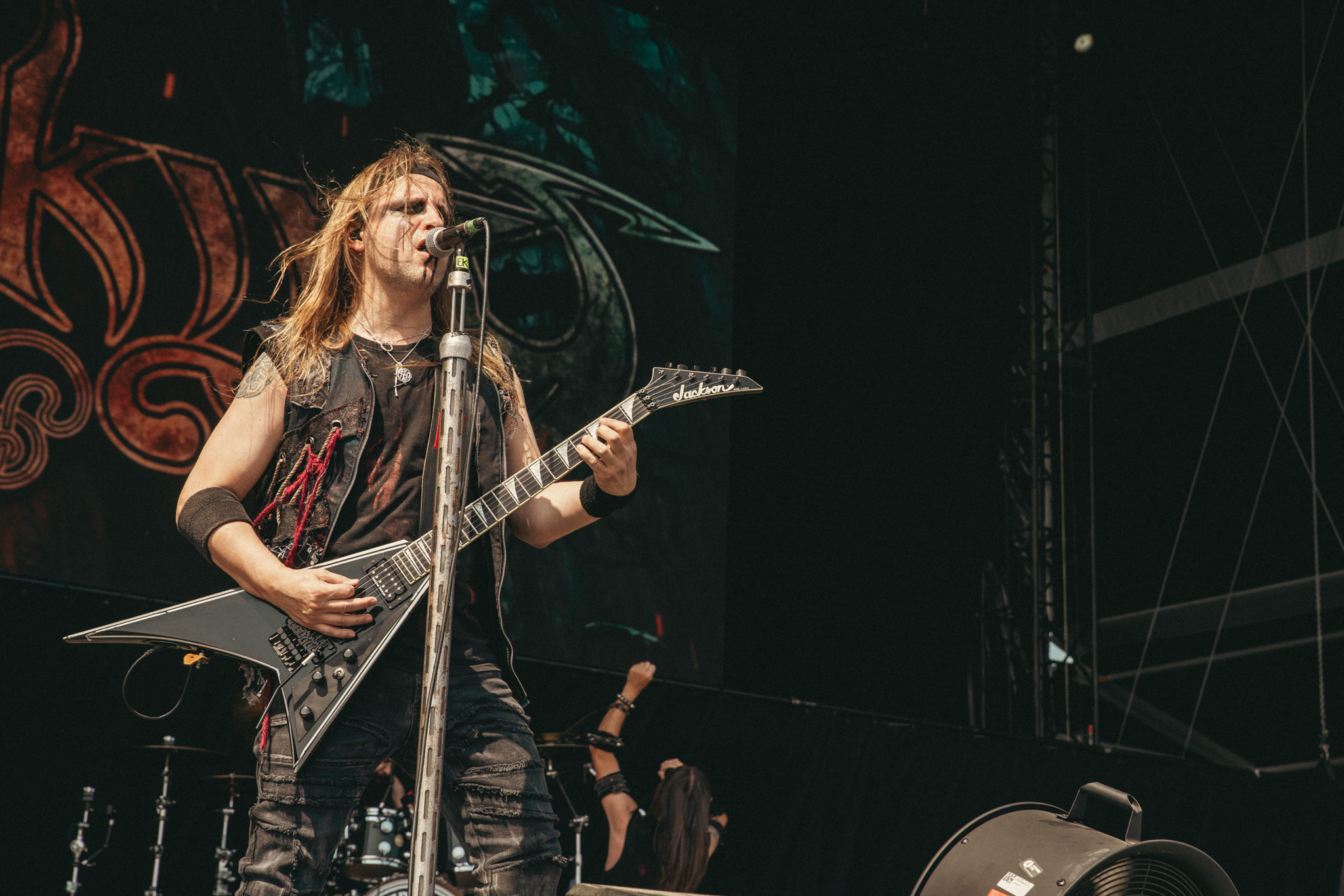 Bild vom Liveauftritt der Band Elvenking beim Summer Breeze 2025