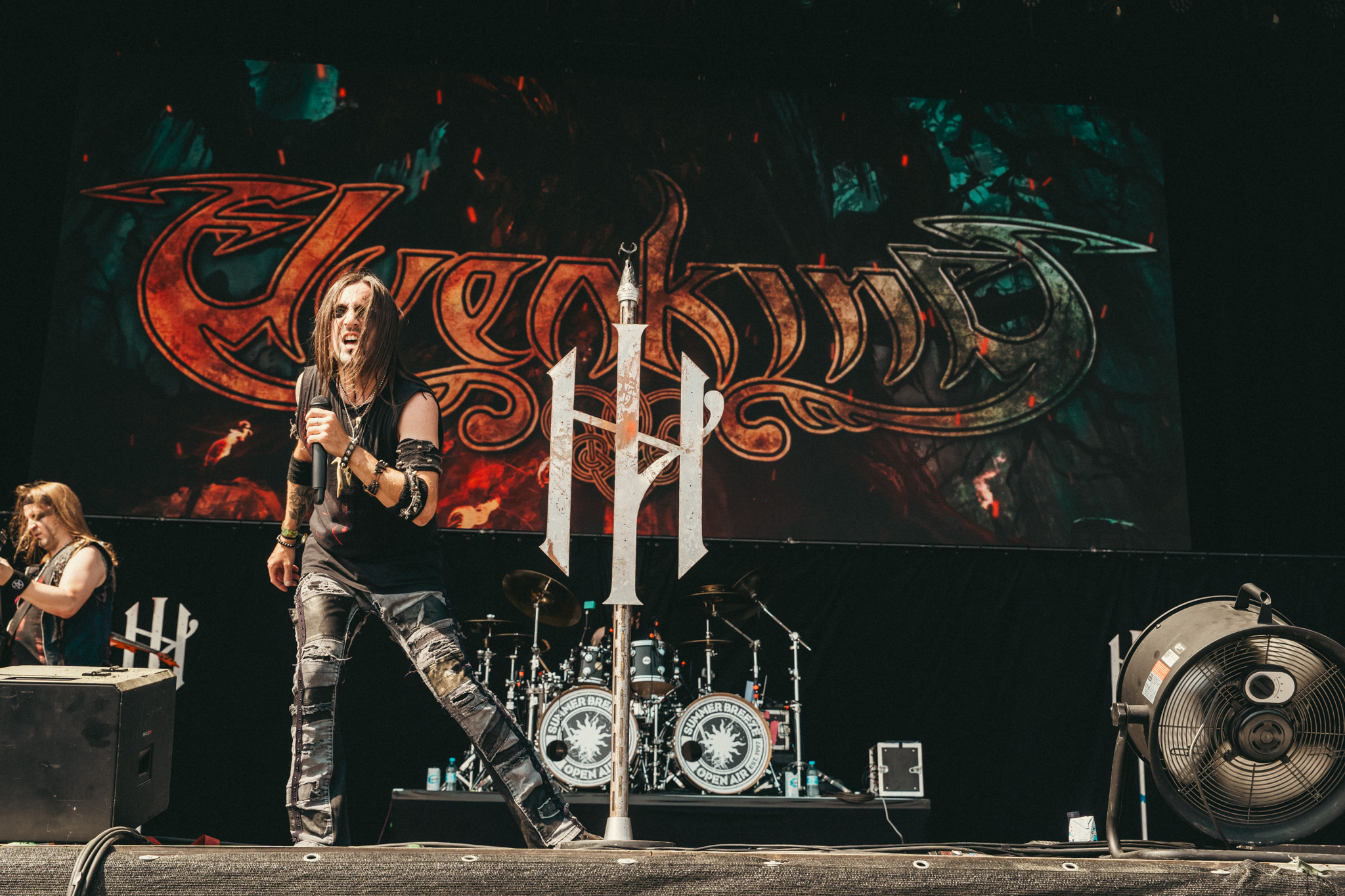 Bild vom Liveauftritt der Band Elvenking beim Summer Breeze 2025