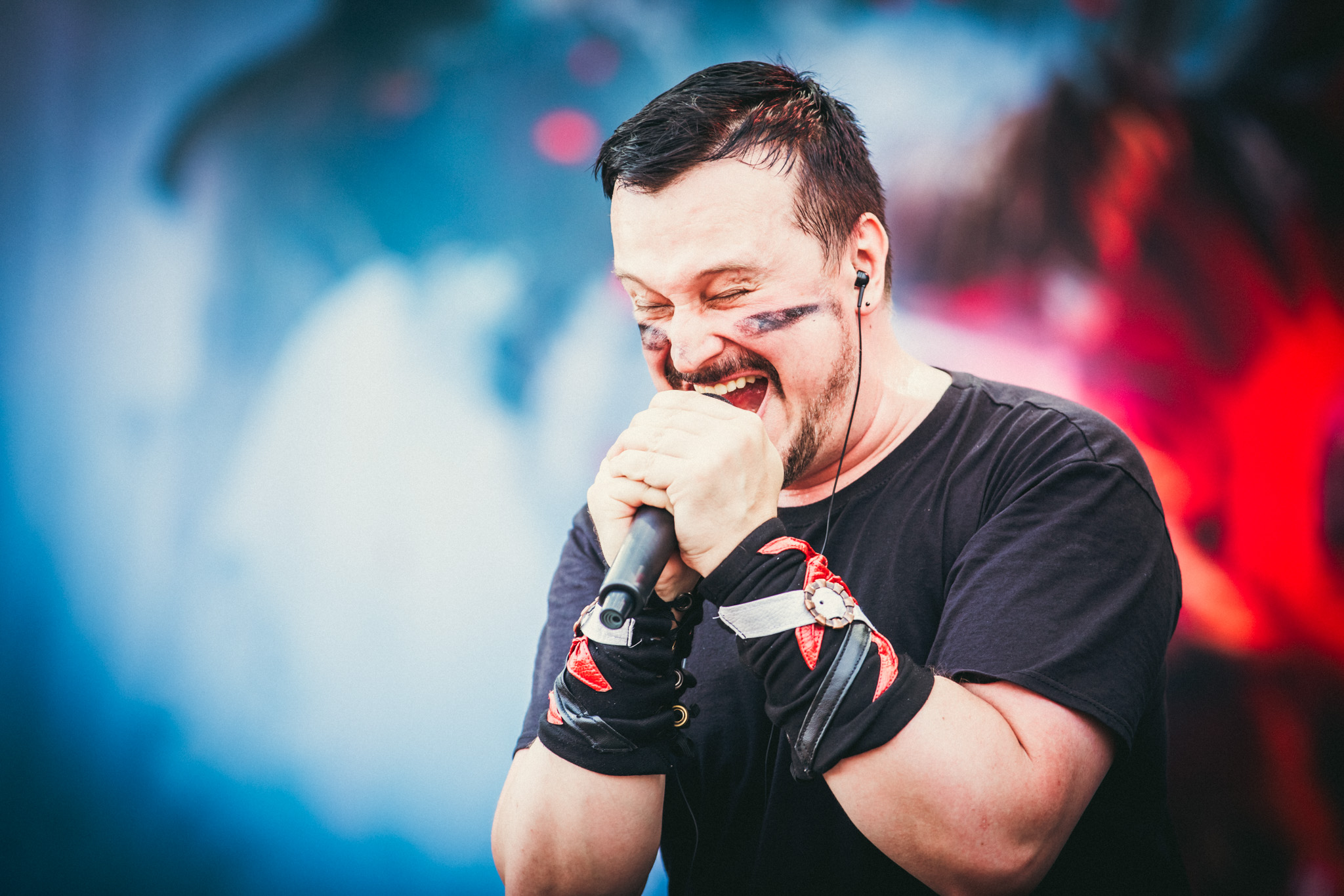 Bild vom Liveauftritt der Band Ensiferum beim Summer Breeze 2025