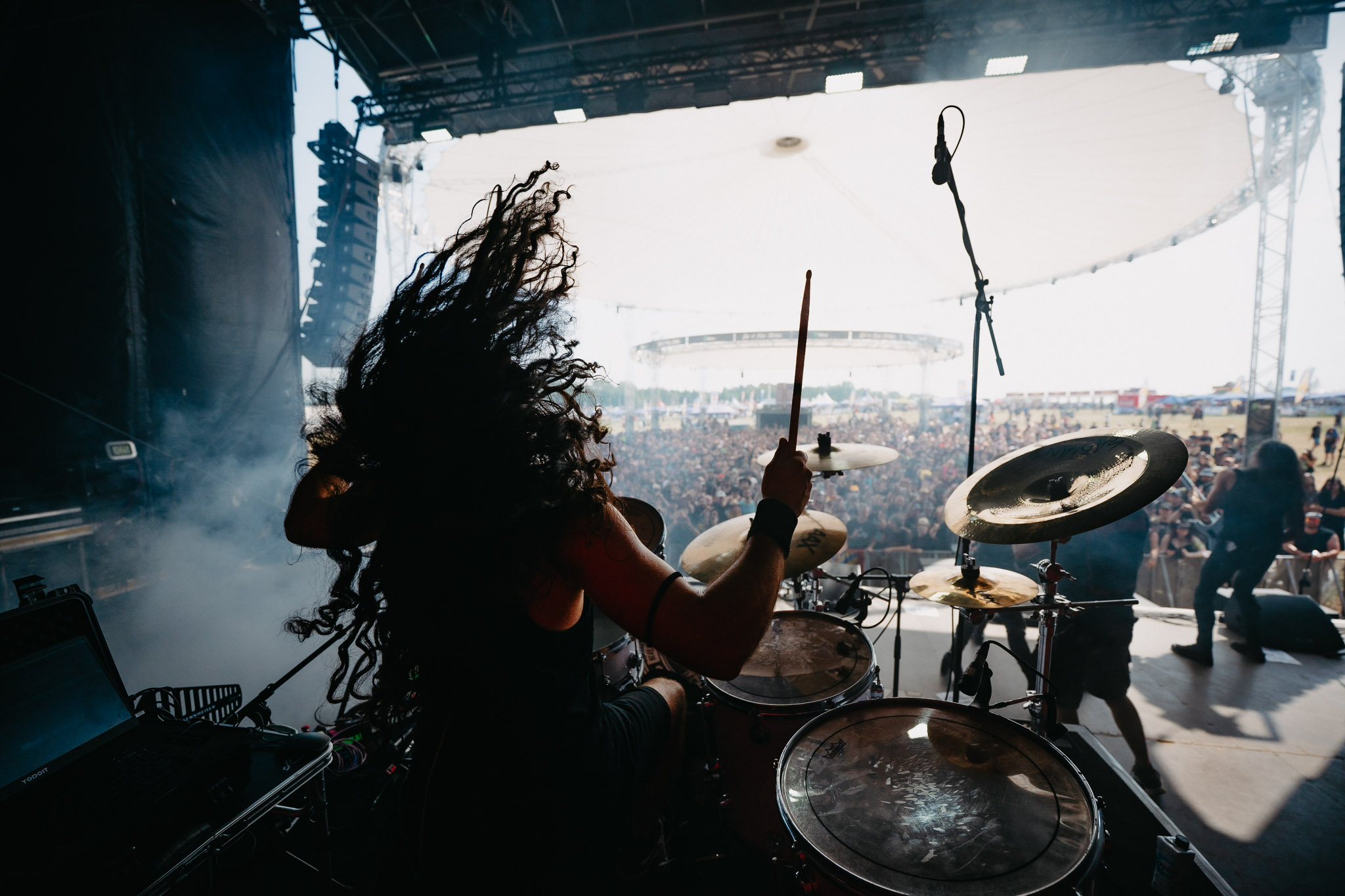 Bild vom Liveauftritt der Band Frozen Crown beim Summer Breeze 2025