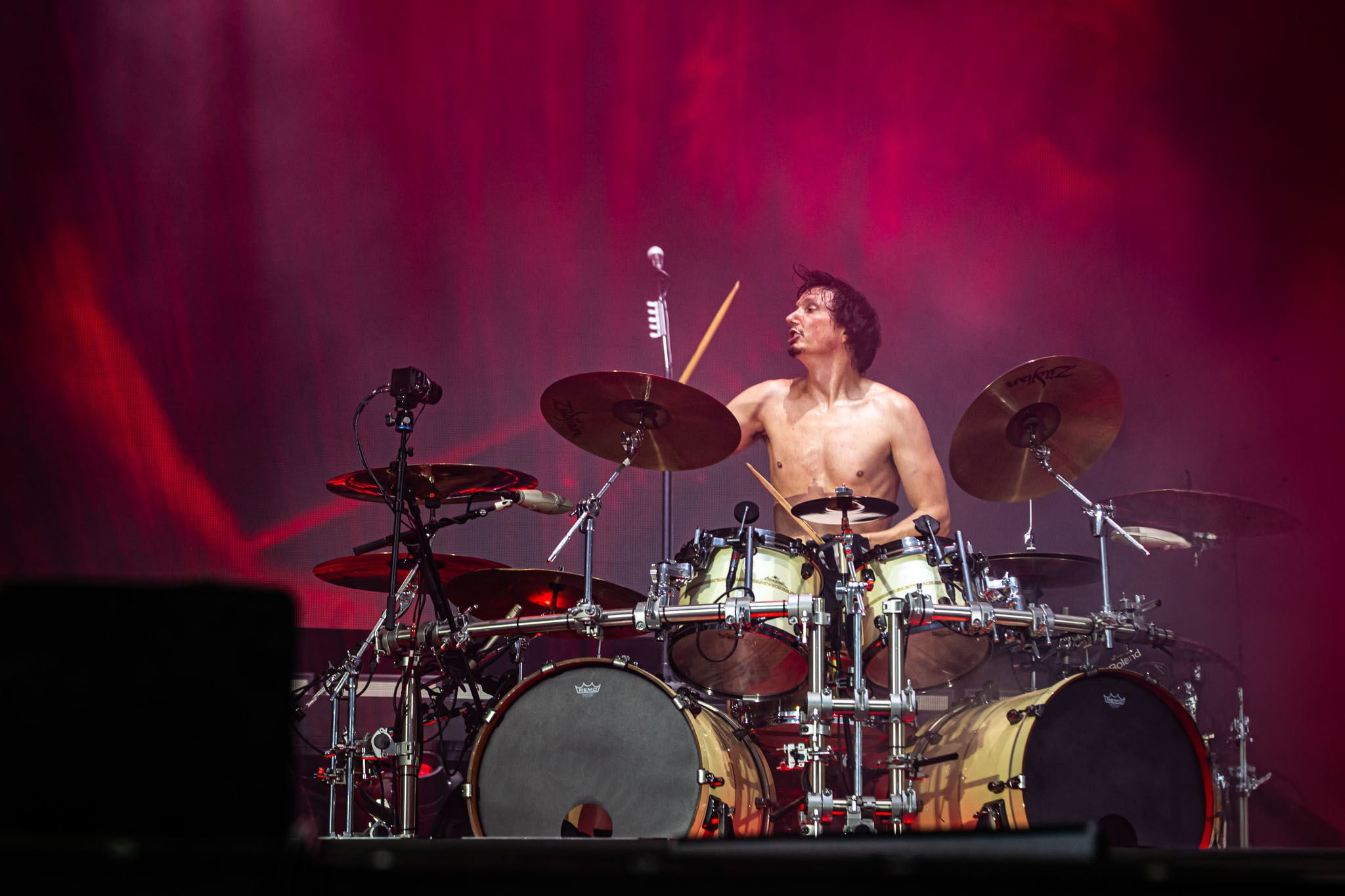 Bild vom Liveauftritt der Band Gojira beim Summer Breeze 2025