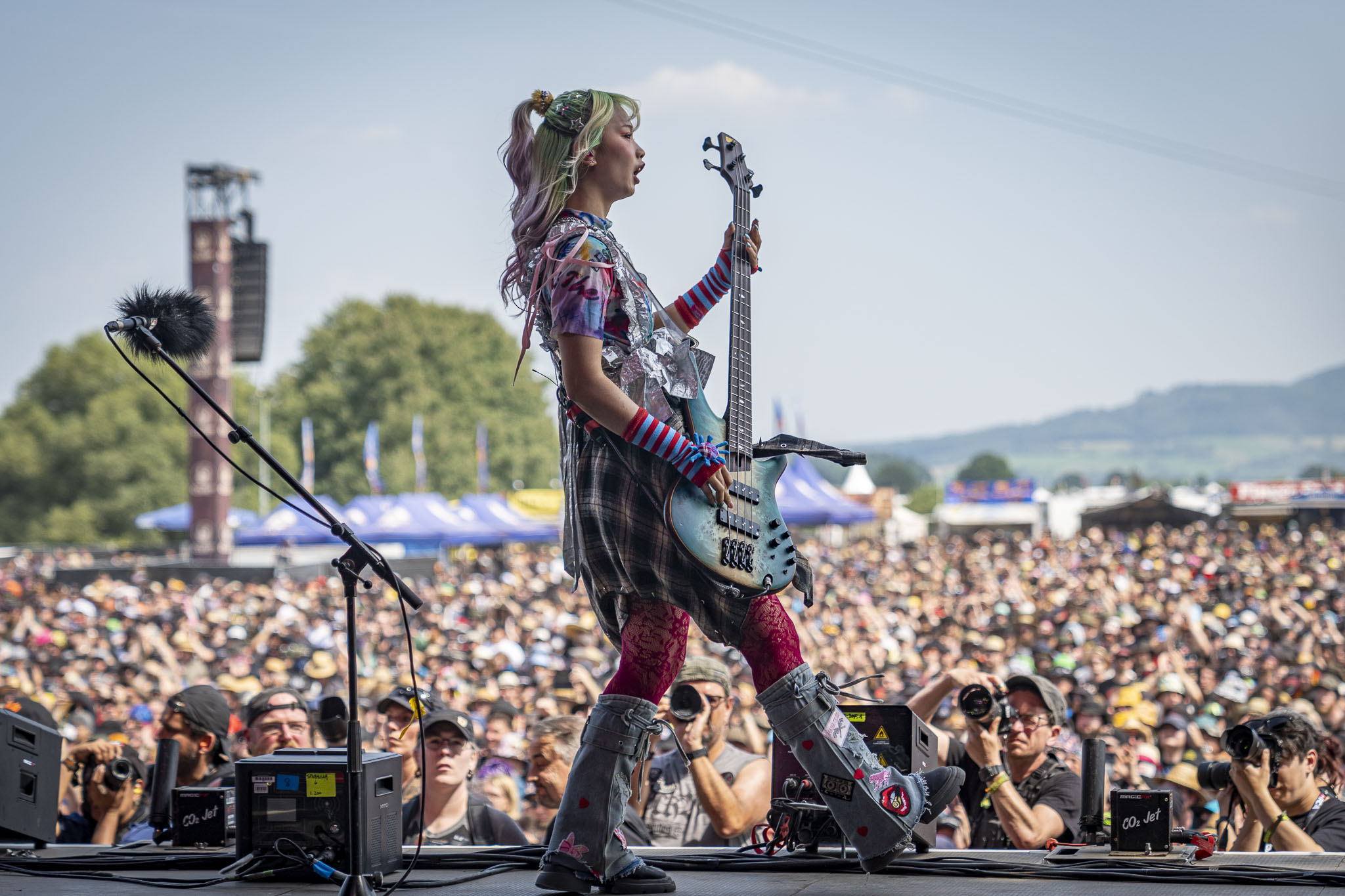 Bild vom Liveauftritt der Band Hanabie. beim Summer Breeze