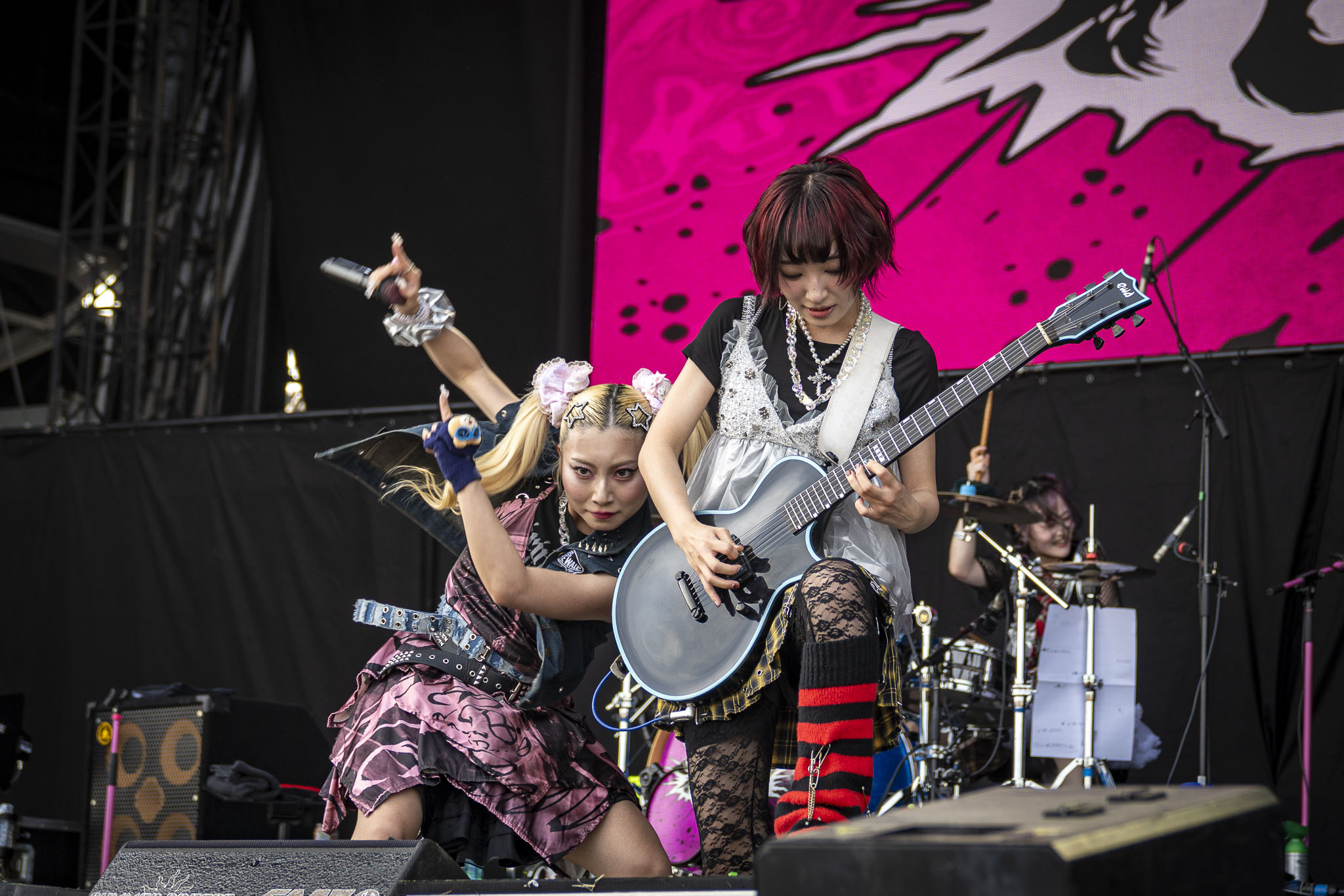 Bild vom Liveauftritt der Band Hanabie. beim Summer Breeze