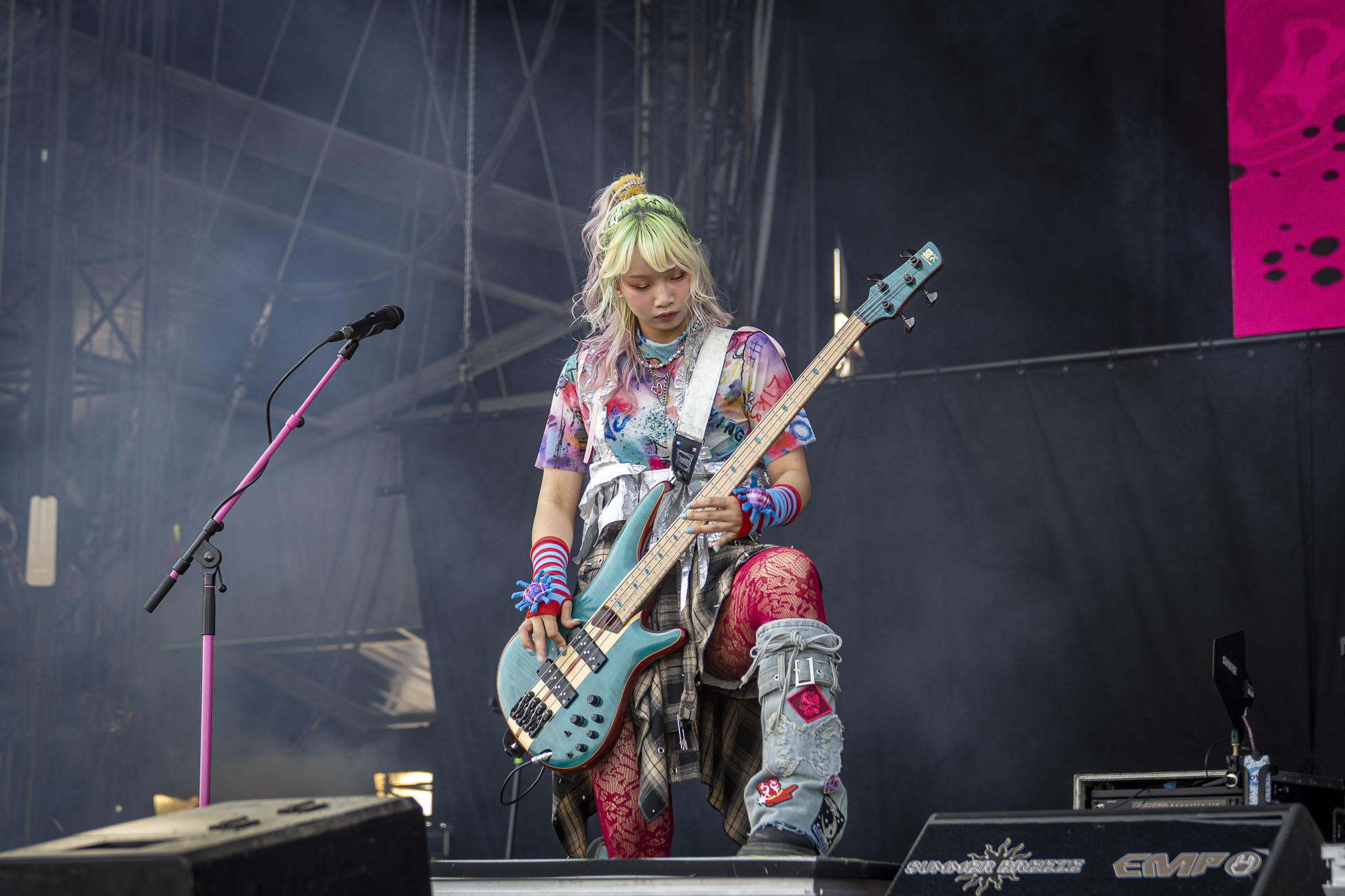 Bild vom Liveauftritt der Band Hanabie. beim Summer Breeze