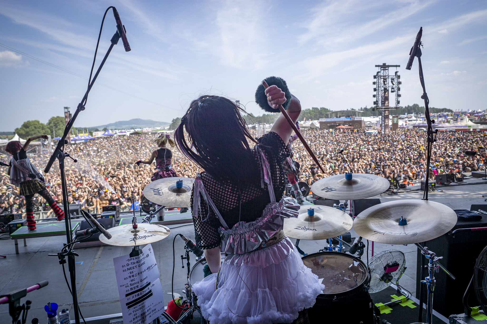 Bild vom Liveauftritt der Band Hanabie. beim Summer Breeze