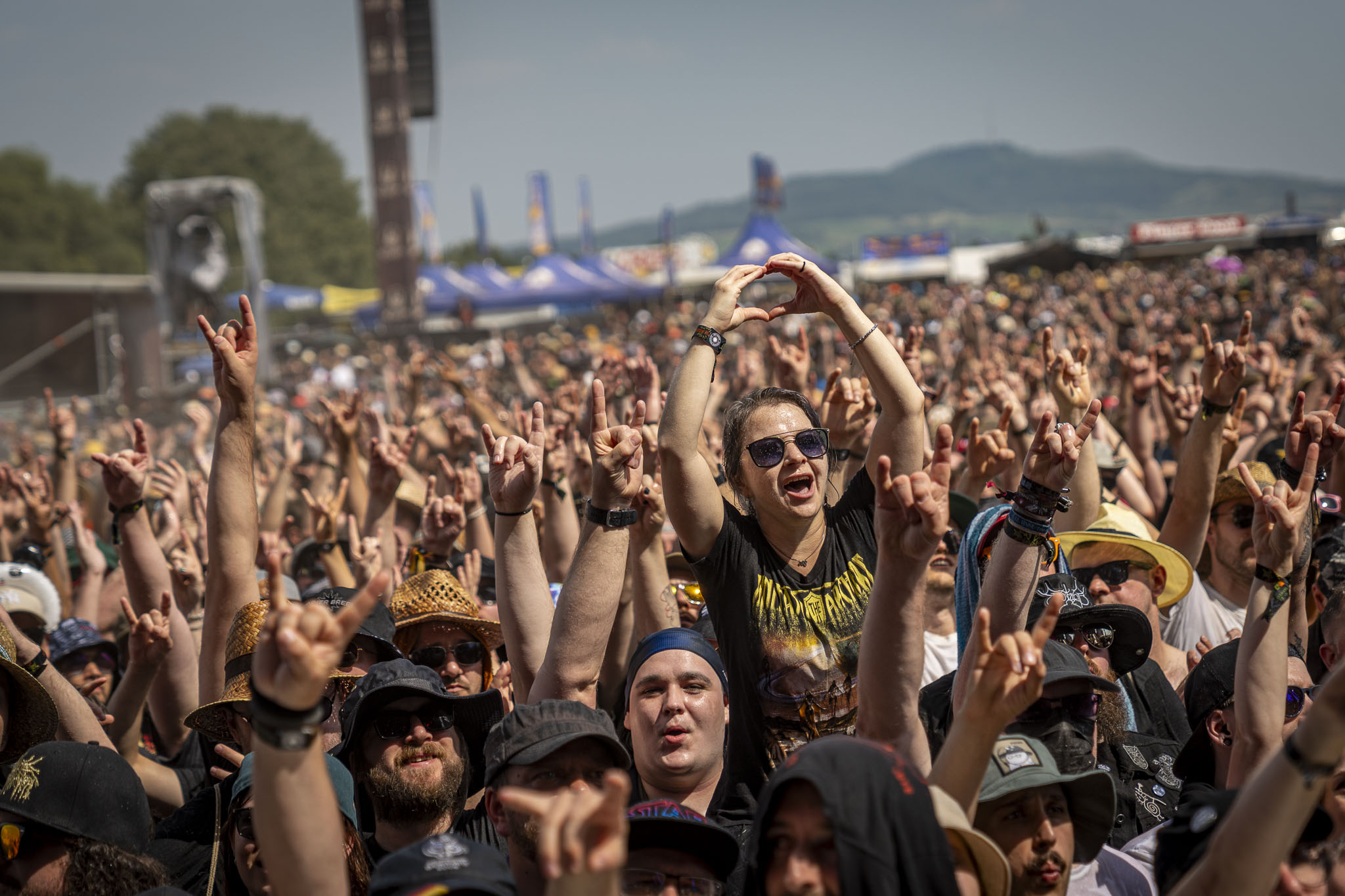 Bild vom Liveauftritt der Band Hanabie. beim Summer Breeze