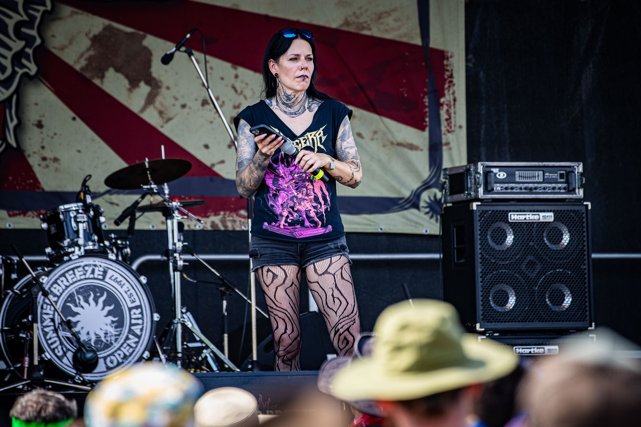 Bild vom Marsh Vocals Workshop mit Britta Görtz beim Summer Breeze 2025