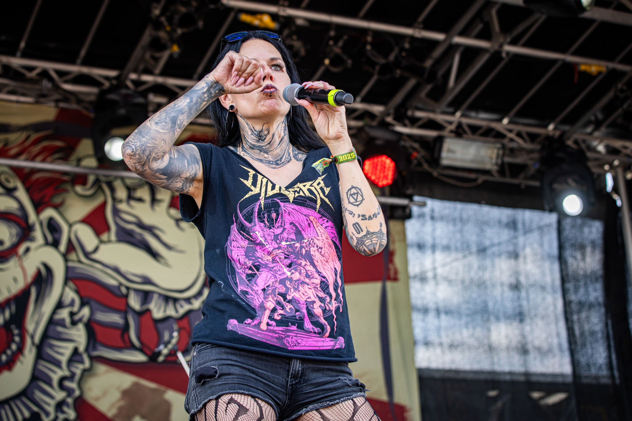 Bild vom Marsh Vocals Workshop mit Britta Görtz beim Summer Breeze 2025