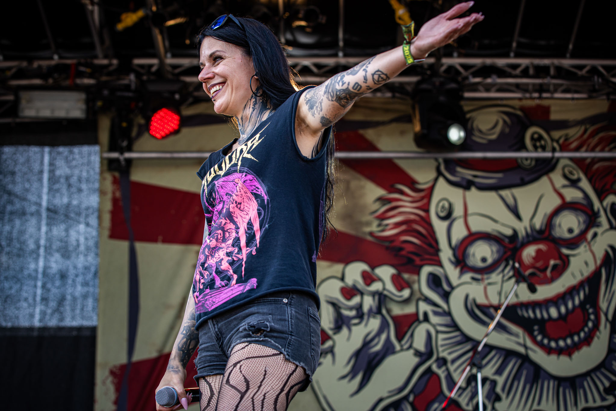 Bild vom Marsh Vocals Workshop mit Britta Görtz beim Summer Breeze 2025