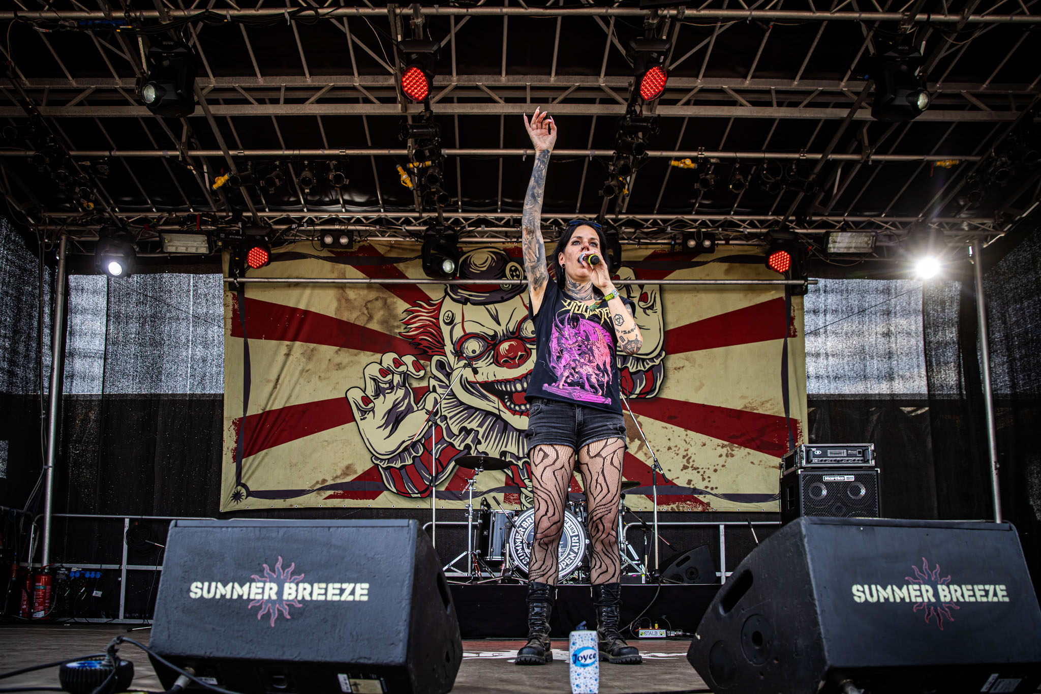 Bild vom Marsh Vocals Workshop mit Britta Görtz beim Summer Breeze 2025