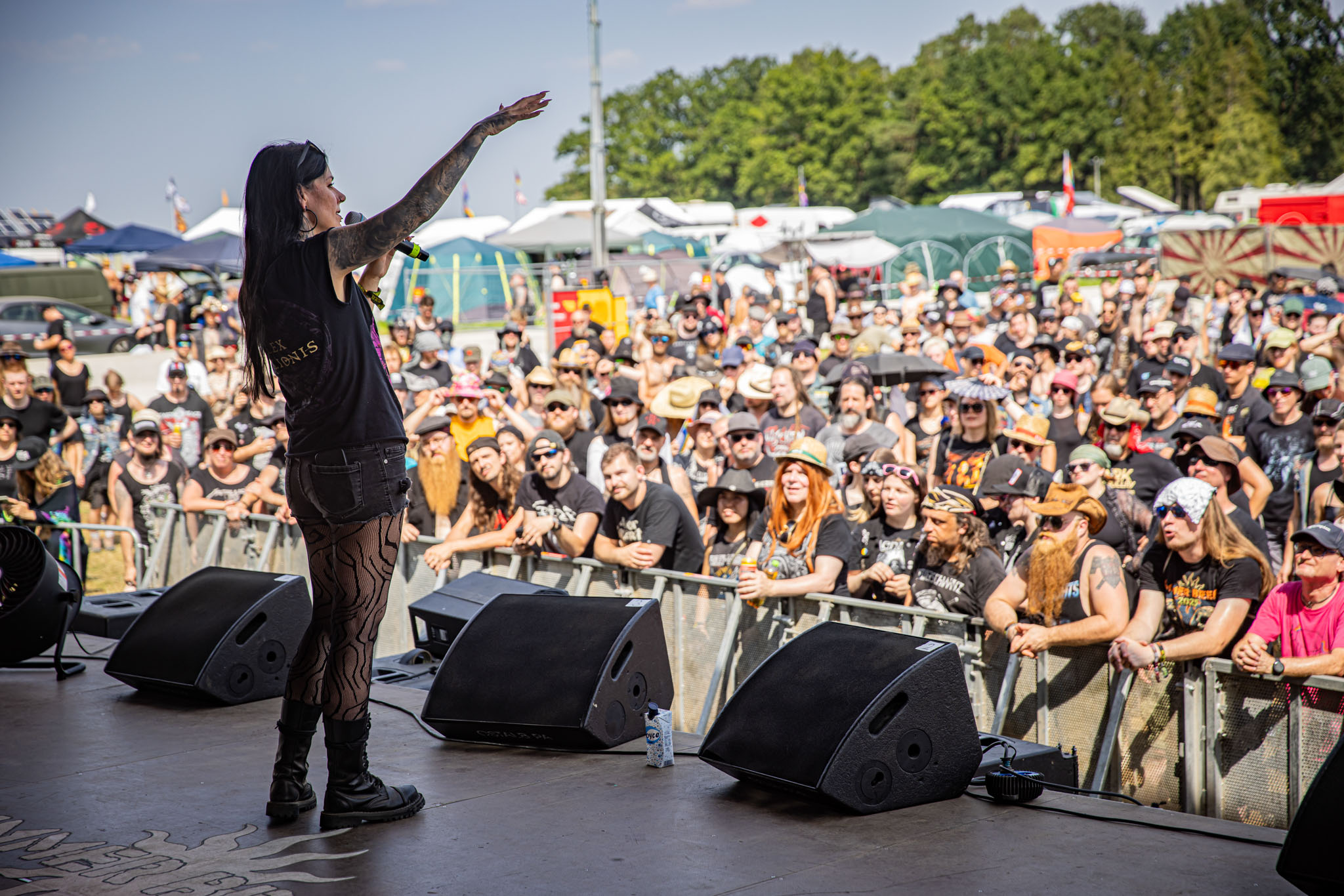 Bild vom Marsh Vocals Workshop mit Britta Görtz beim Summer Breeze 2025