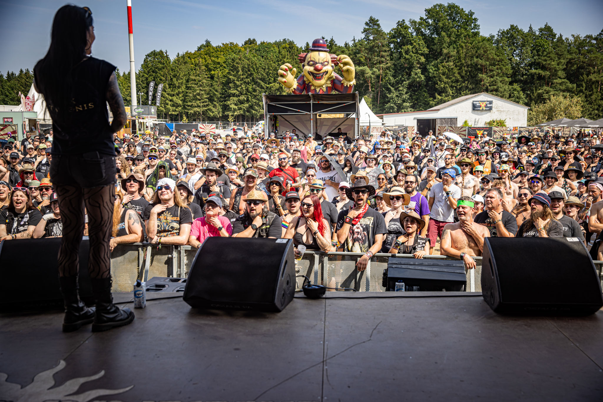 Bild vom Marsh Vocals Workshop mit Britta Görtz beim Summer Breeze 2025