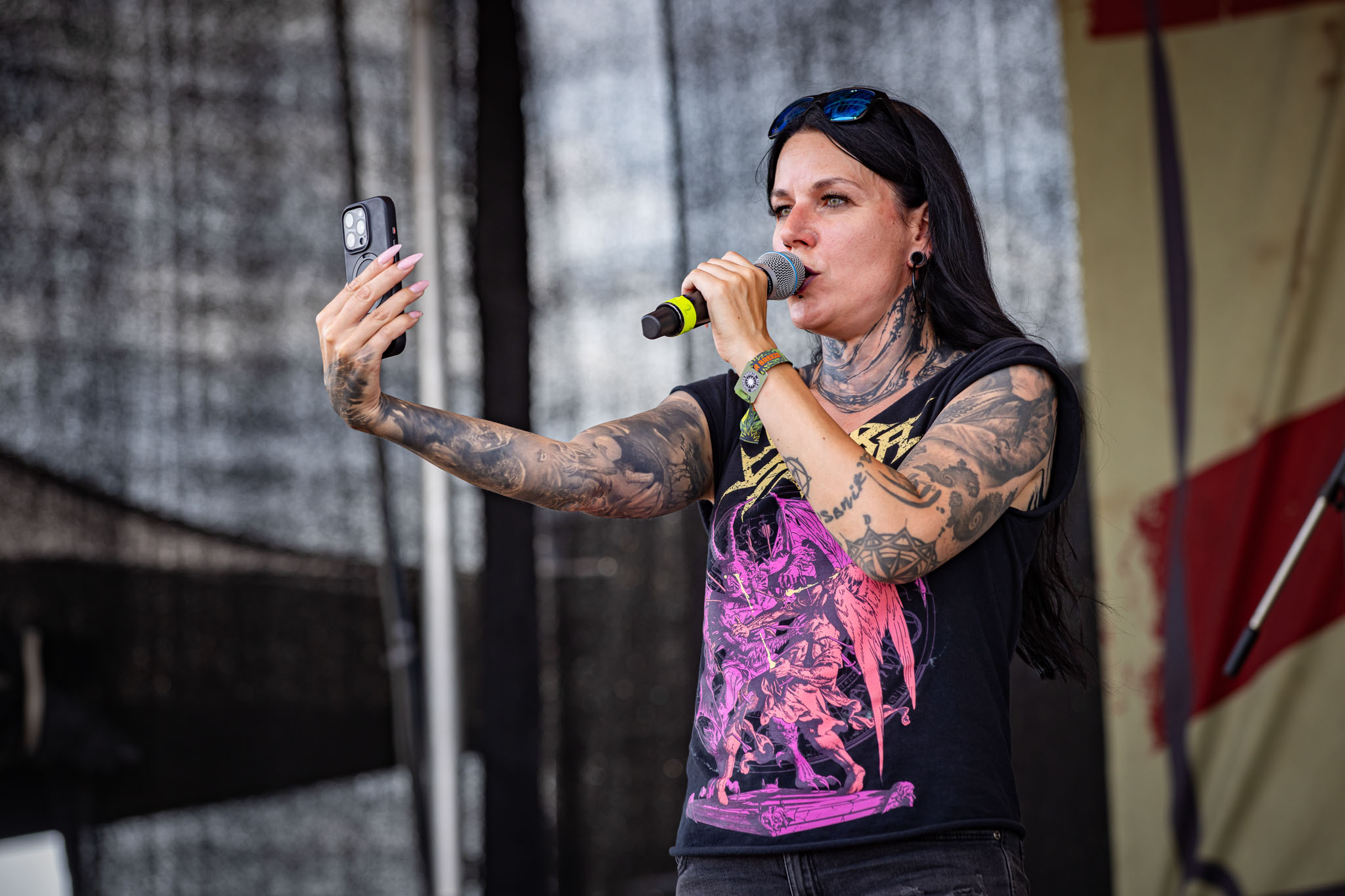 Bild vom Marsh Vocals Workshop mit Britta Görtz beim Summer Breeze 2025