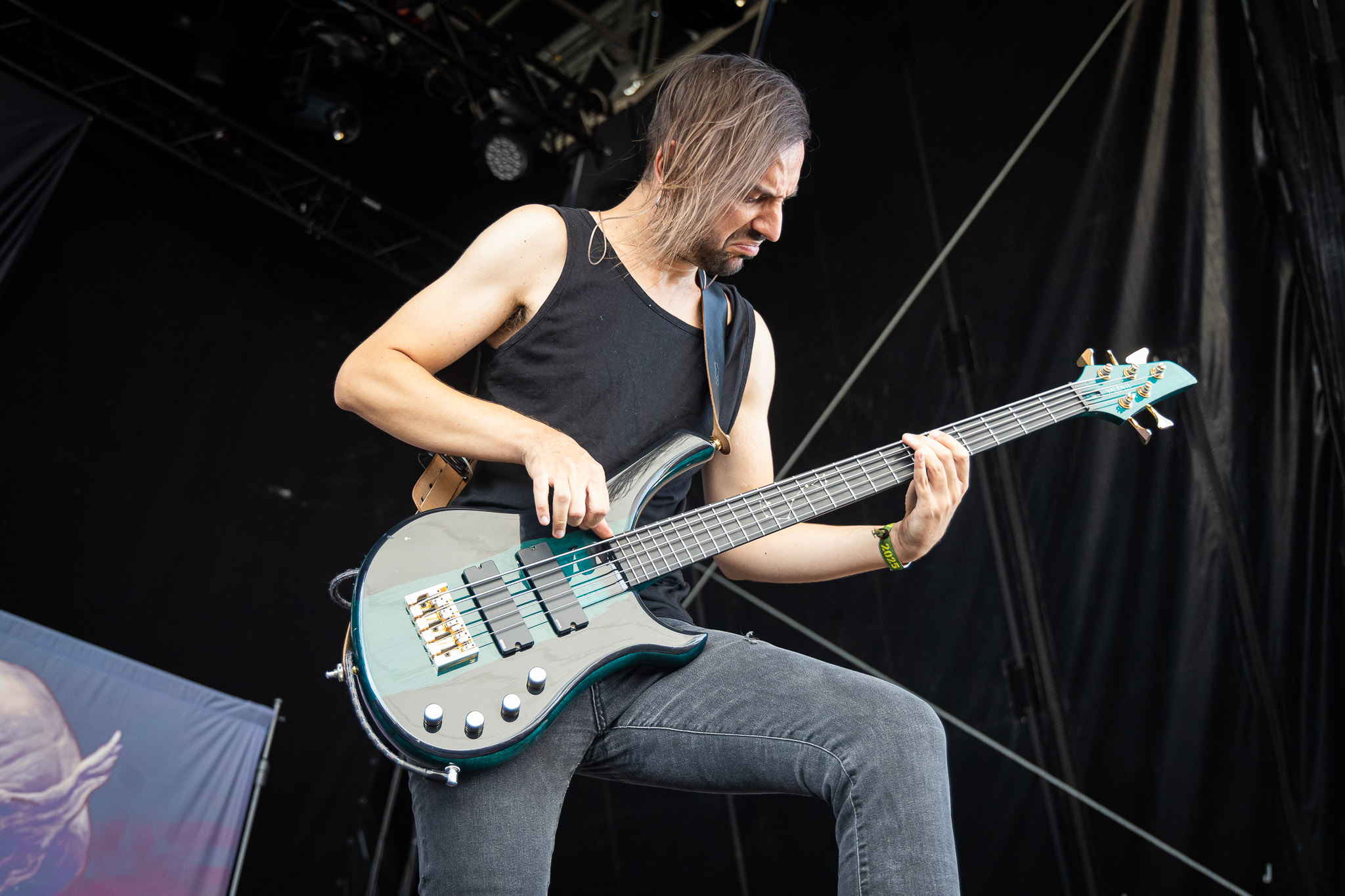 Bild vom Liveauftritt der Band Hideous Divinity beim Summer Breeze 2025