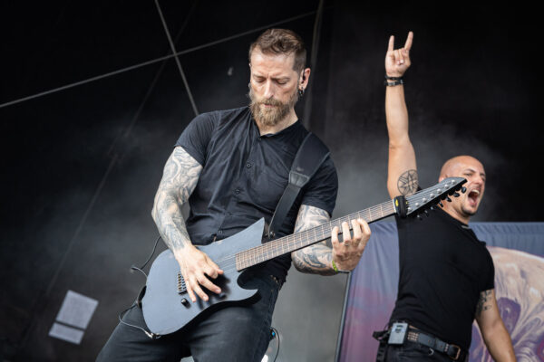 Bild vom Liveauftritt der Band Hideous Divinity beim Summer Breeze 2025