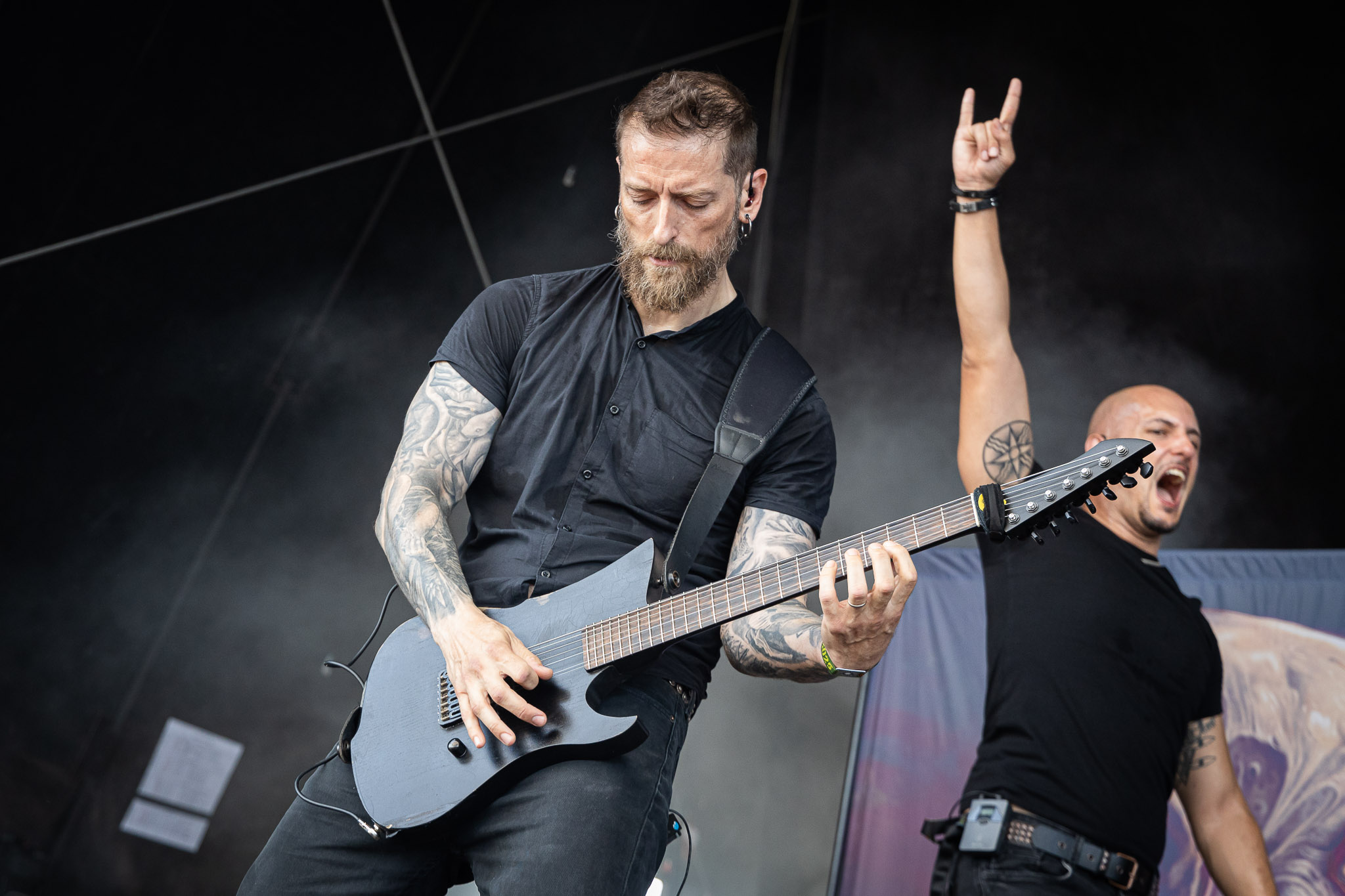 Bild vom Liveauftritt der Band Hideous Divinity beim Summer Breeze 2025