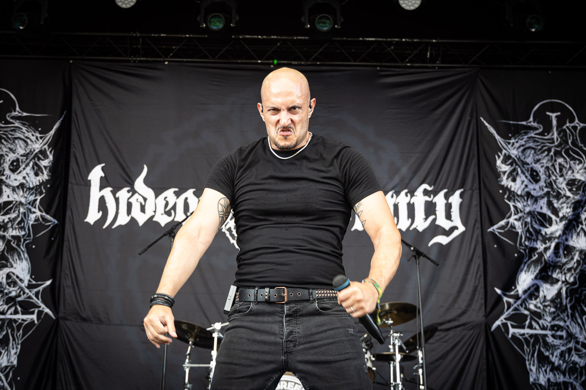 Bild vom Liveauftritt der Band Hideous Divinity beim Summer Breeze 2025