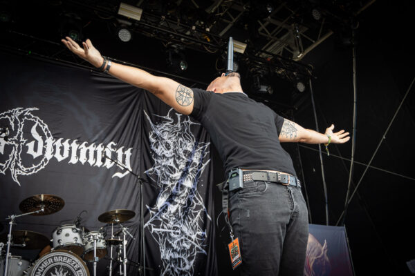 Bild vom Liveauftritt der Band Hideous Divinity beim Summer Breeze 2025