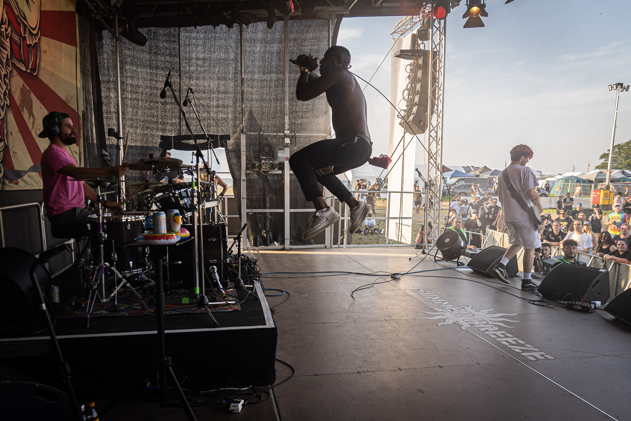 Bild vom Liveauftritt der Band Hyro the Hero beim Summer Breeze 2025