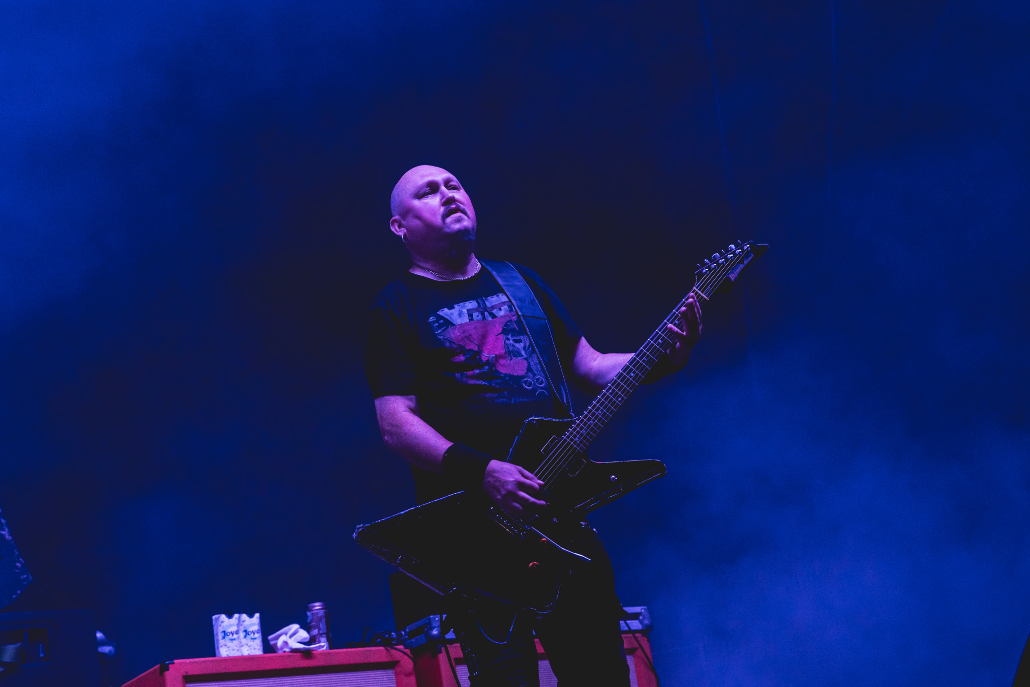 Bild vom Liveauftritt der Band Master beim Summer Breeze 2025