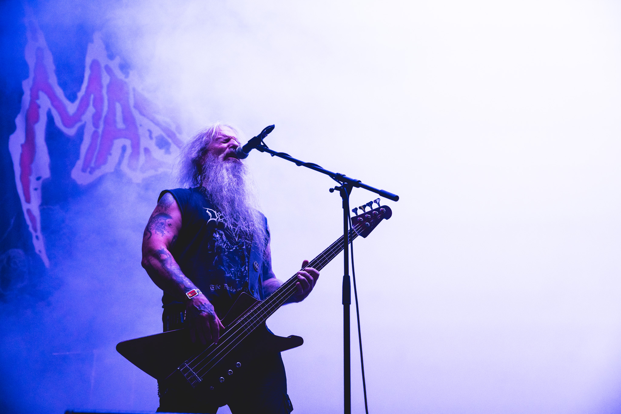 Bild vom Liveauftritt der Band Master beim Summer Breeze 2025