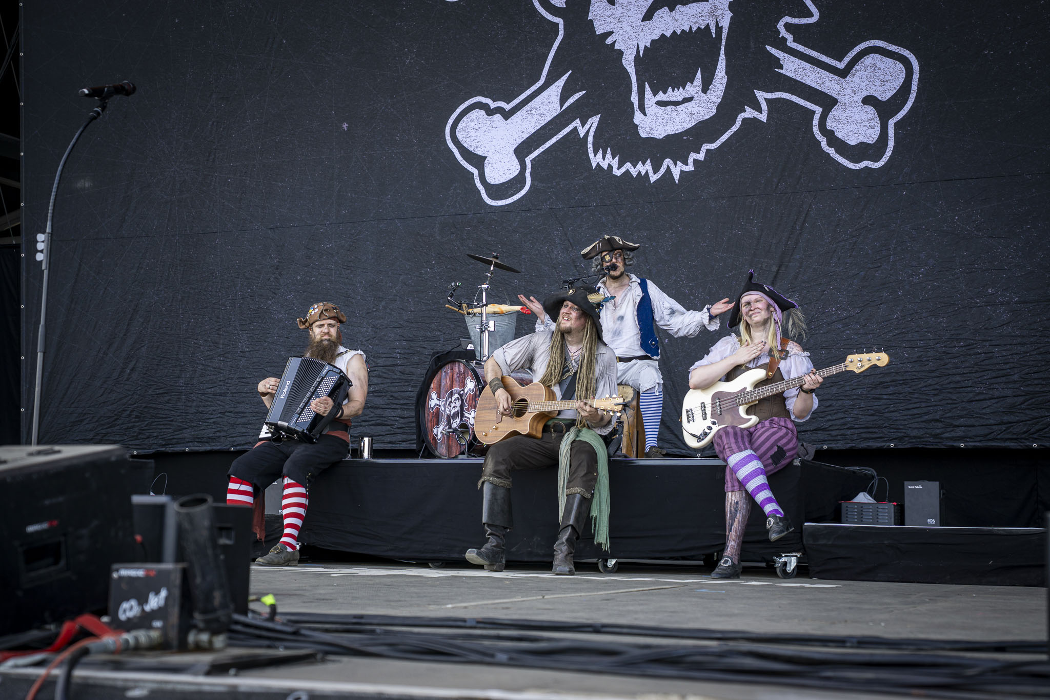 Bild vom Liveauftritt der Band Mr. Hurley & die Pulveraffen beim Summer Breeze 2025