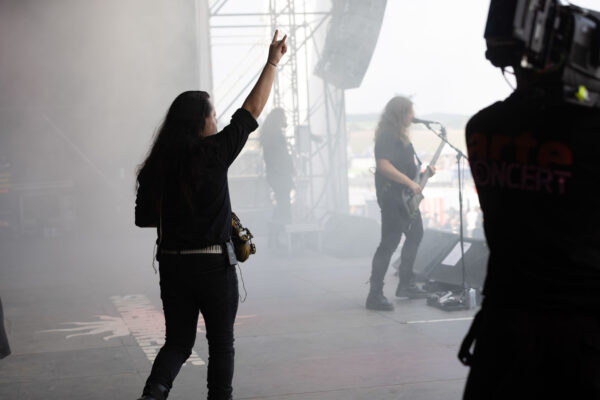 Bild vom Liveauftritt der Band Rivers of Nihil beim Summer Breeze 2025