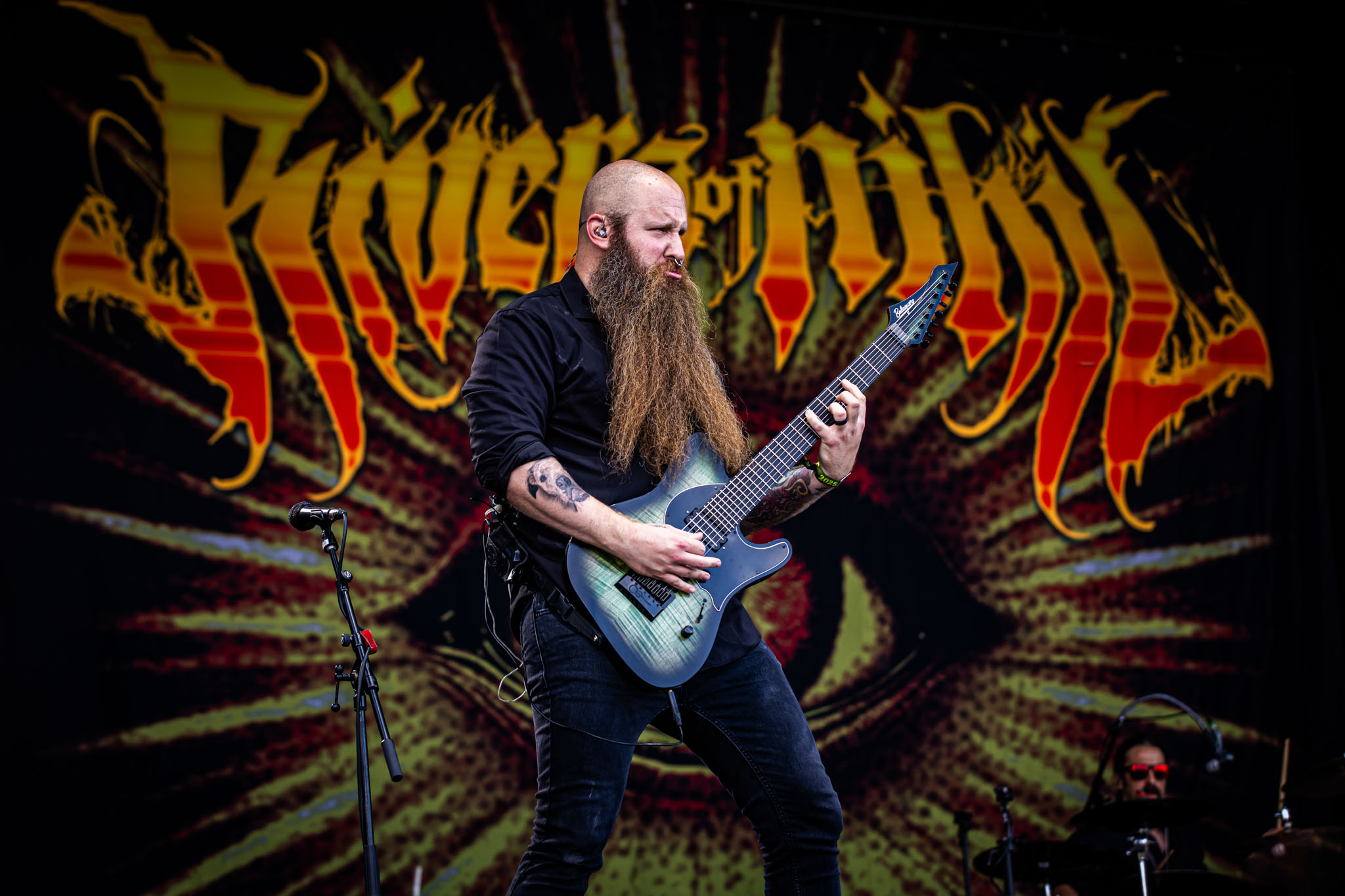 Bild vom Liveauftritt der Band Rivers of Nihil beim Summer Breeze 2025