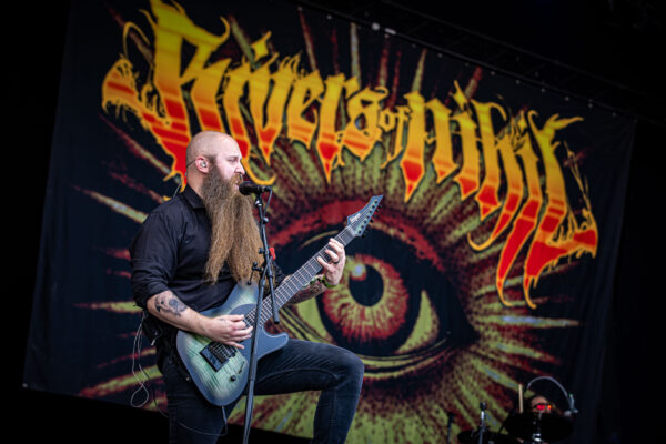 Bild vom Liveauftritt der Band Rivers of Nihil beim Summer Breeze 2025