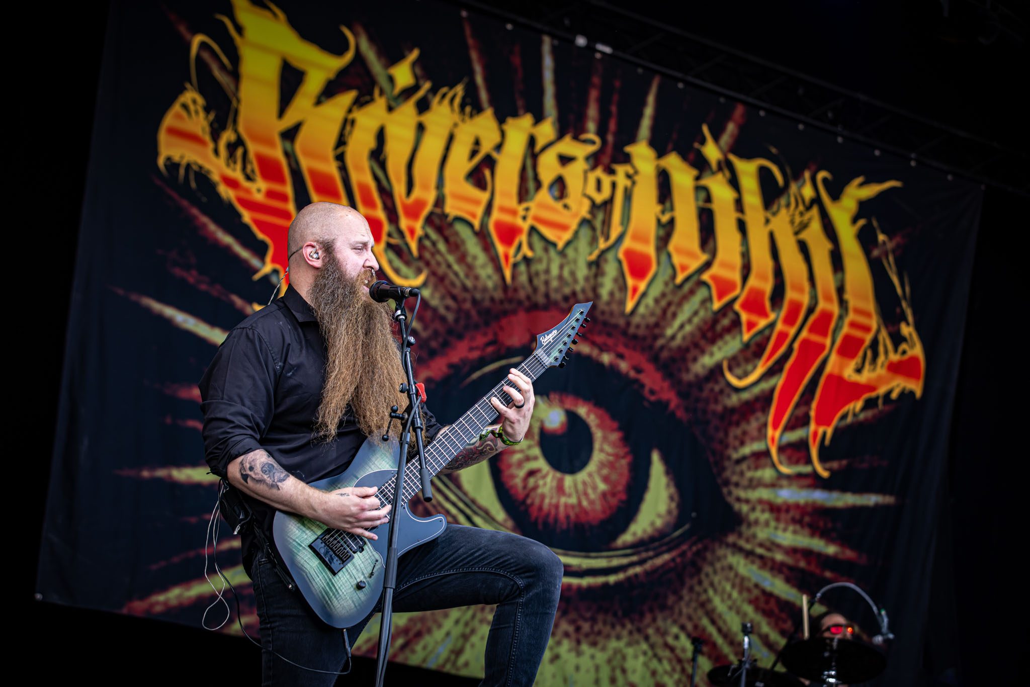Bild vom Liveauftritt der Band Rivers of Nihil beim Summer Breeze 2025