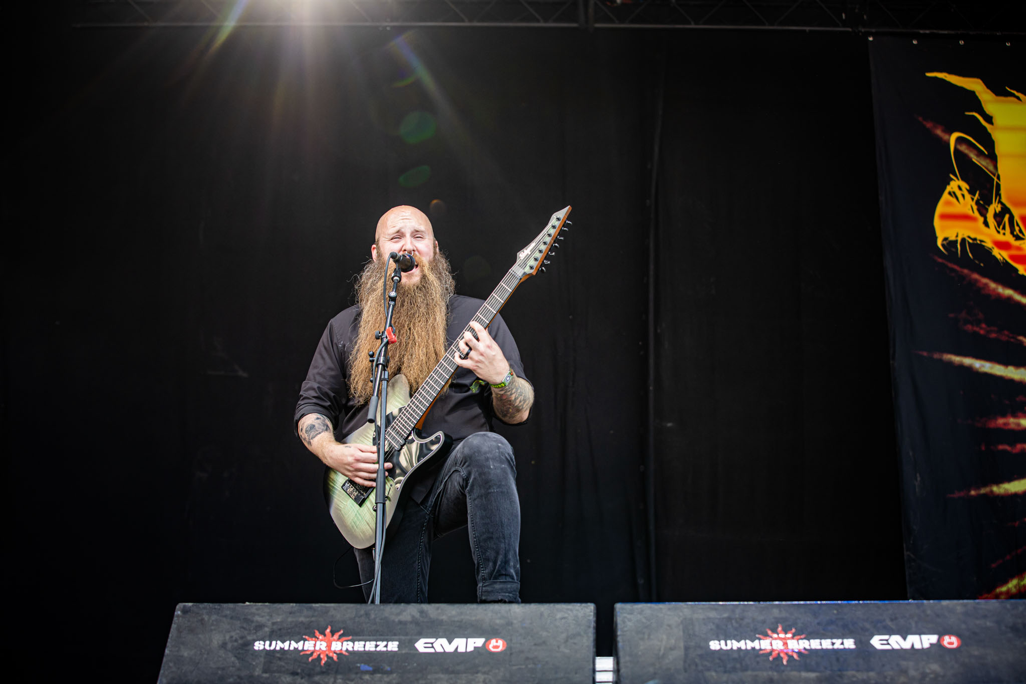 Bild vom Liveauftritt der Band Rivers of Nihil beim Summer Breeze 2025