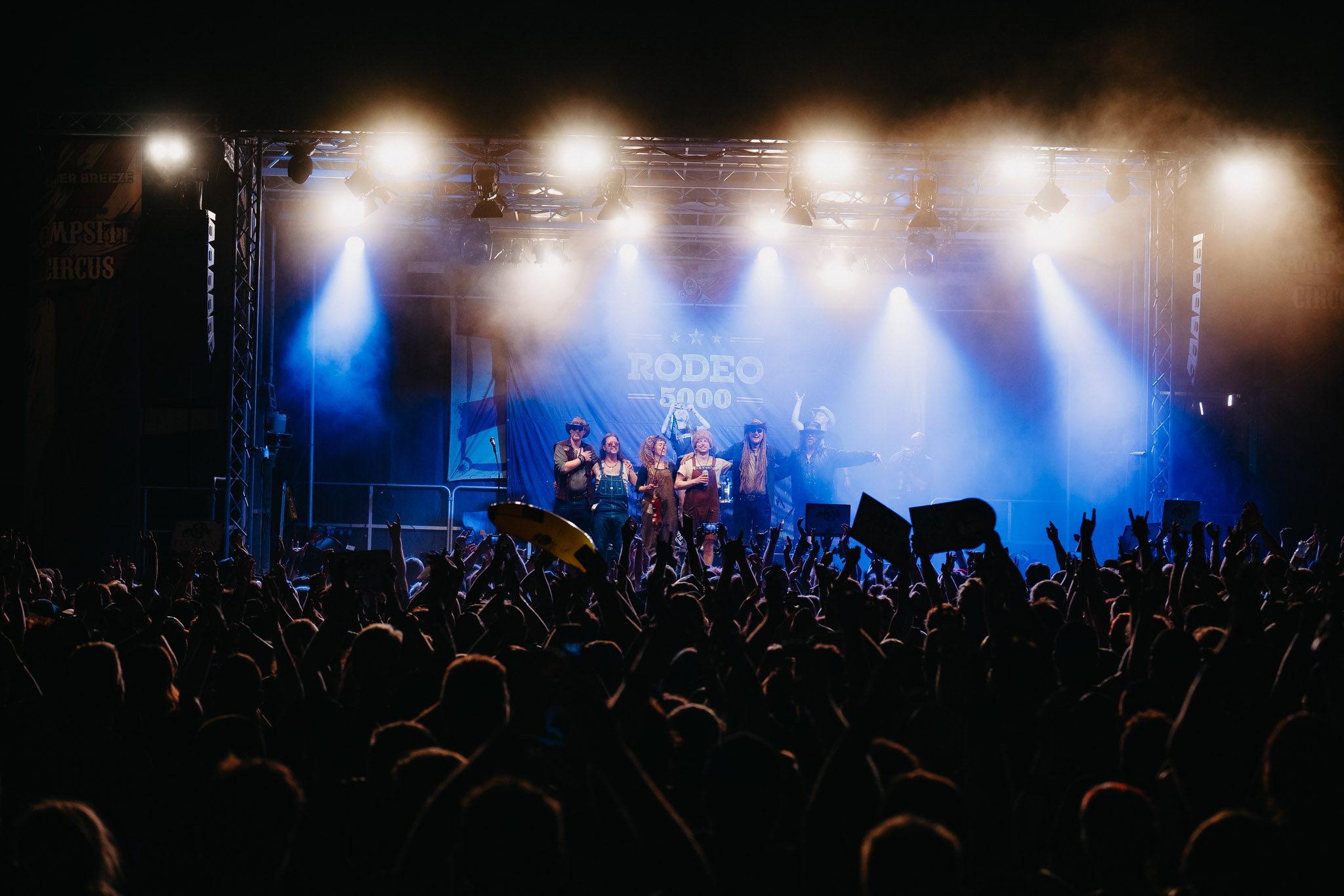 Bild vom Liveauftritt der Band Rodeo 5000 beim Summer Breeze 2025