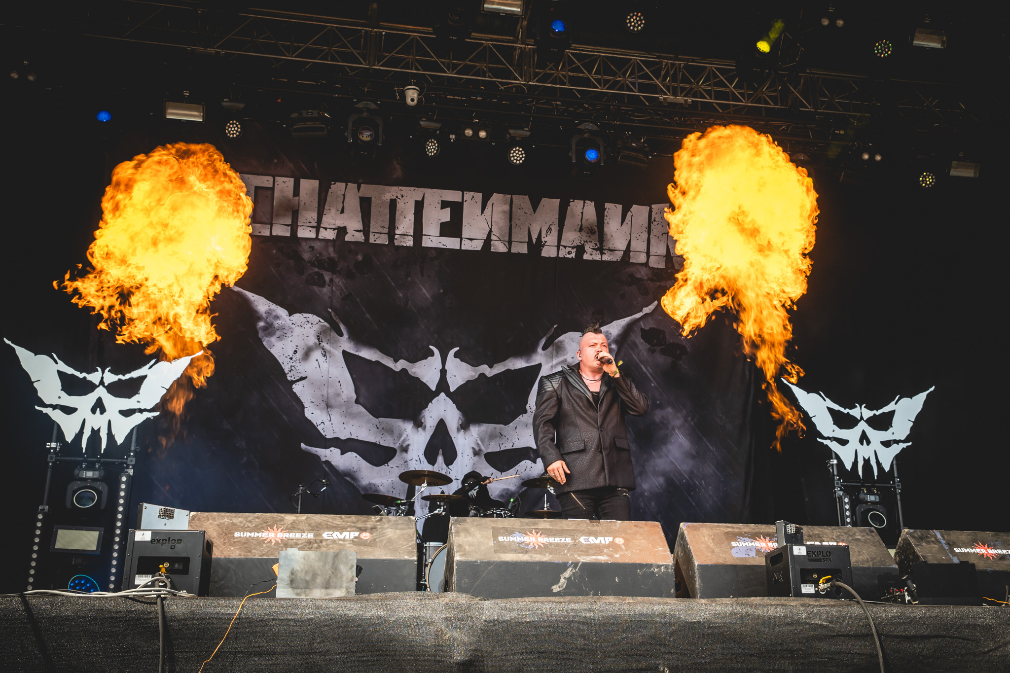 Bild vom Liveauftritt der Band Schattenmann beim Summer Breeze 2025