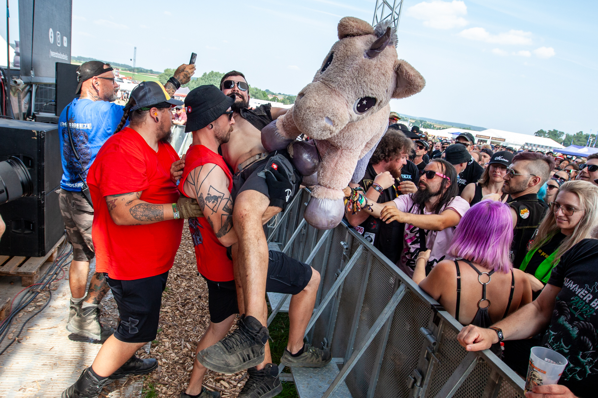 Bild vom Liveauftritt der Band Stesy beim Summer Breeze 2025