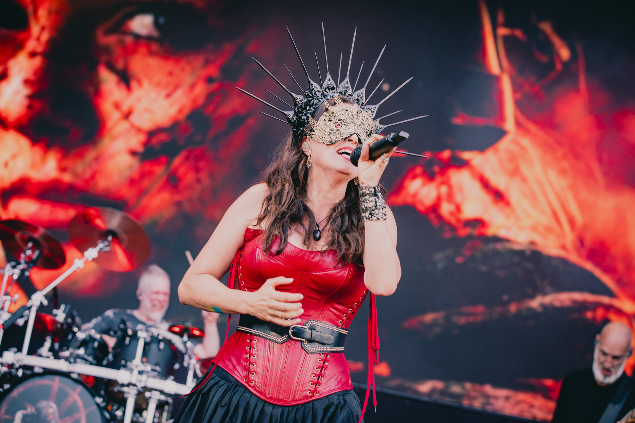 Bild vom Liveauftritt der Band Within Temptation beim Summer Breeze 2025