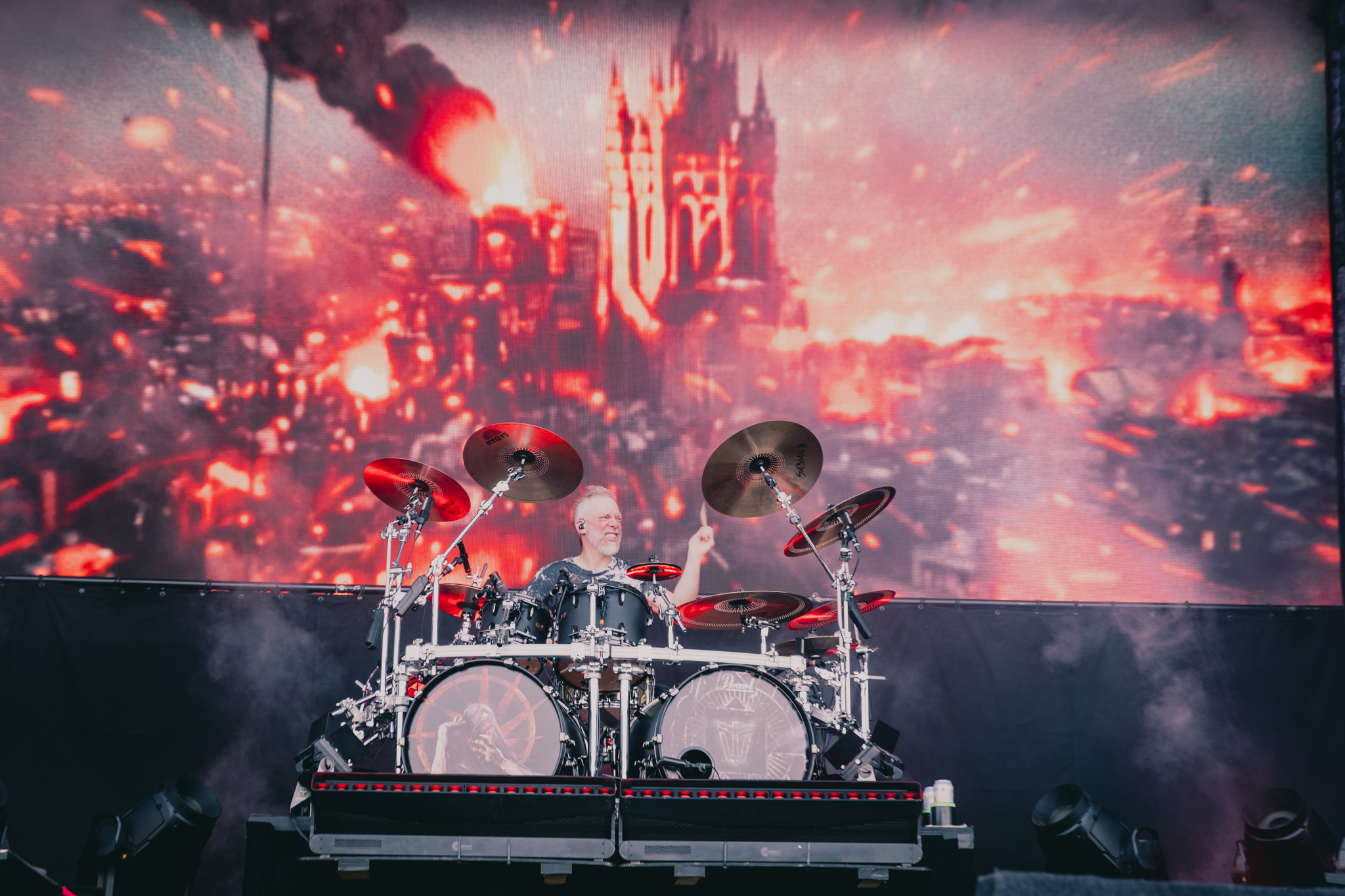 Bild vom Liveauftritt der Band Within Temptation beim Summer Breeze 2025