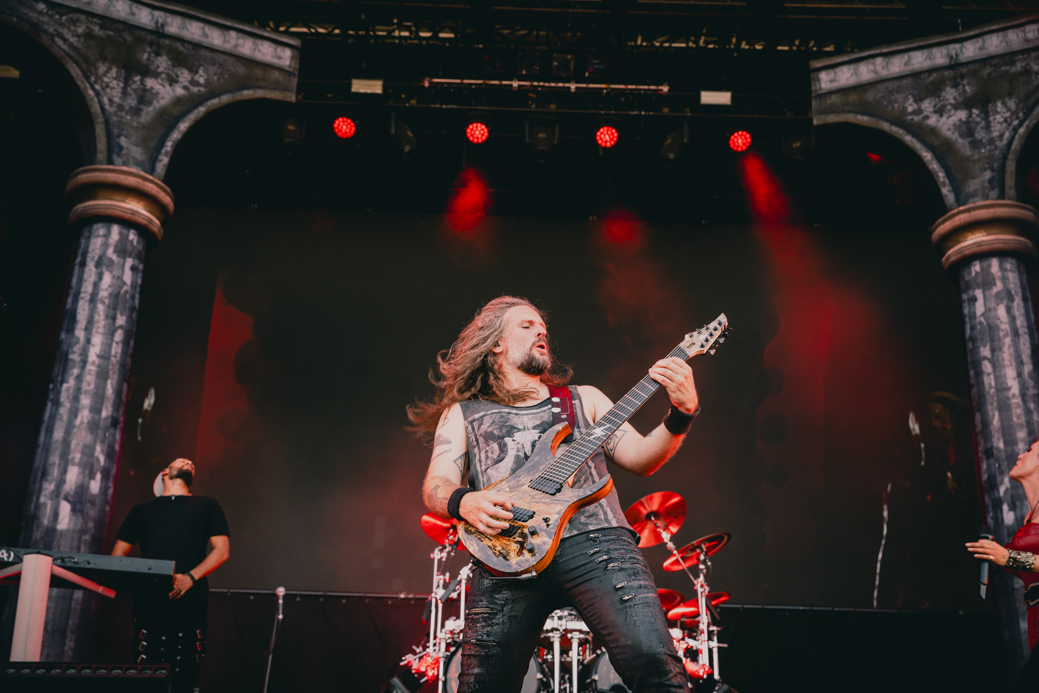 Bild vom Liveauftritt der Band Within Temptation beim Summer Breeze 2025