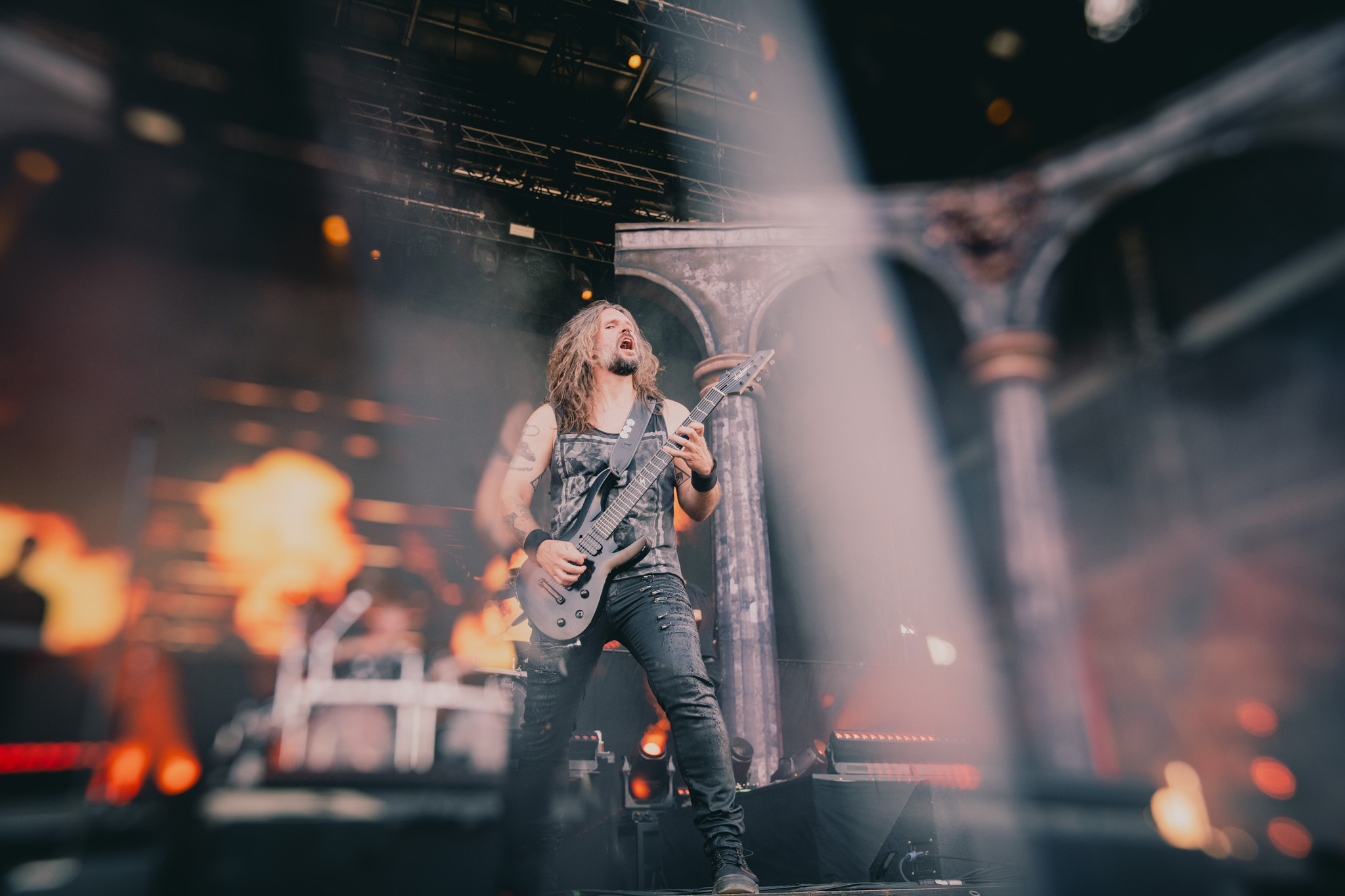 Bild vom Liveauftritt der Band Within Temptation beim Summer Breeze 2025