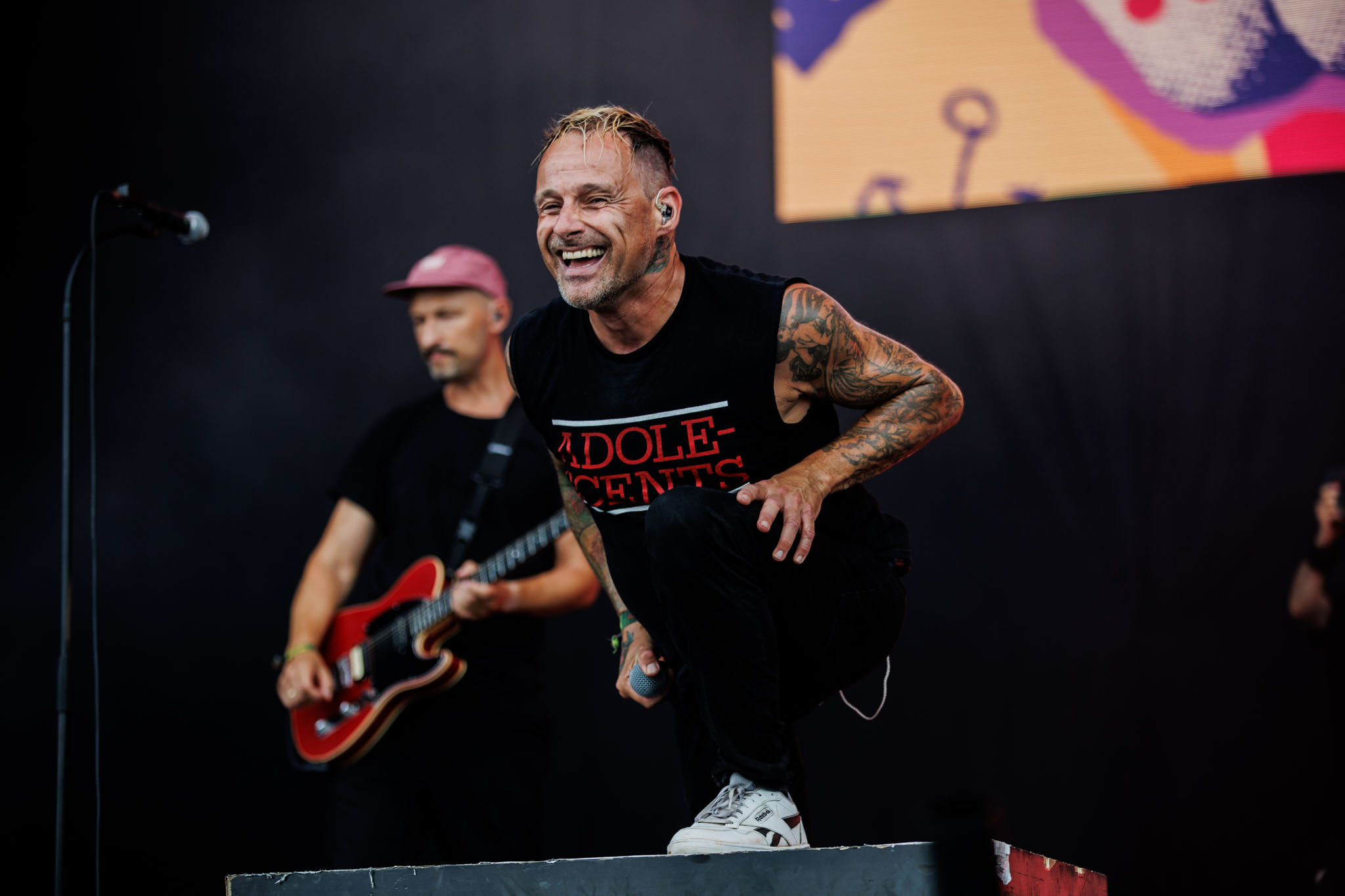Bild vom Liveauftritt der Band Donots beim Summer Breeze 2025