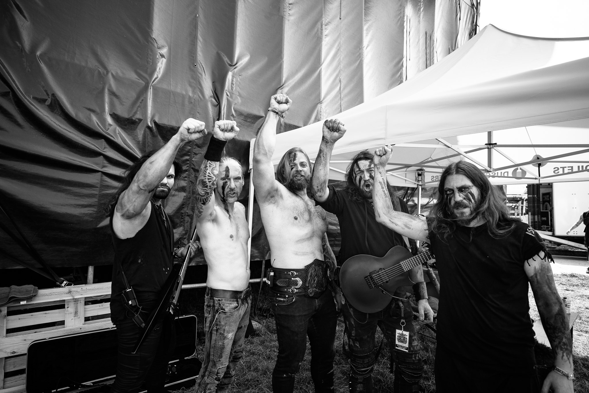 Bild vom Liveauftritt der Band Asenblut beim Summer Breeze 2025