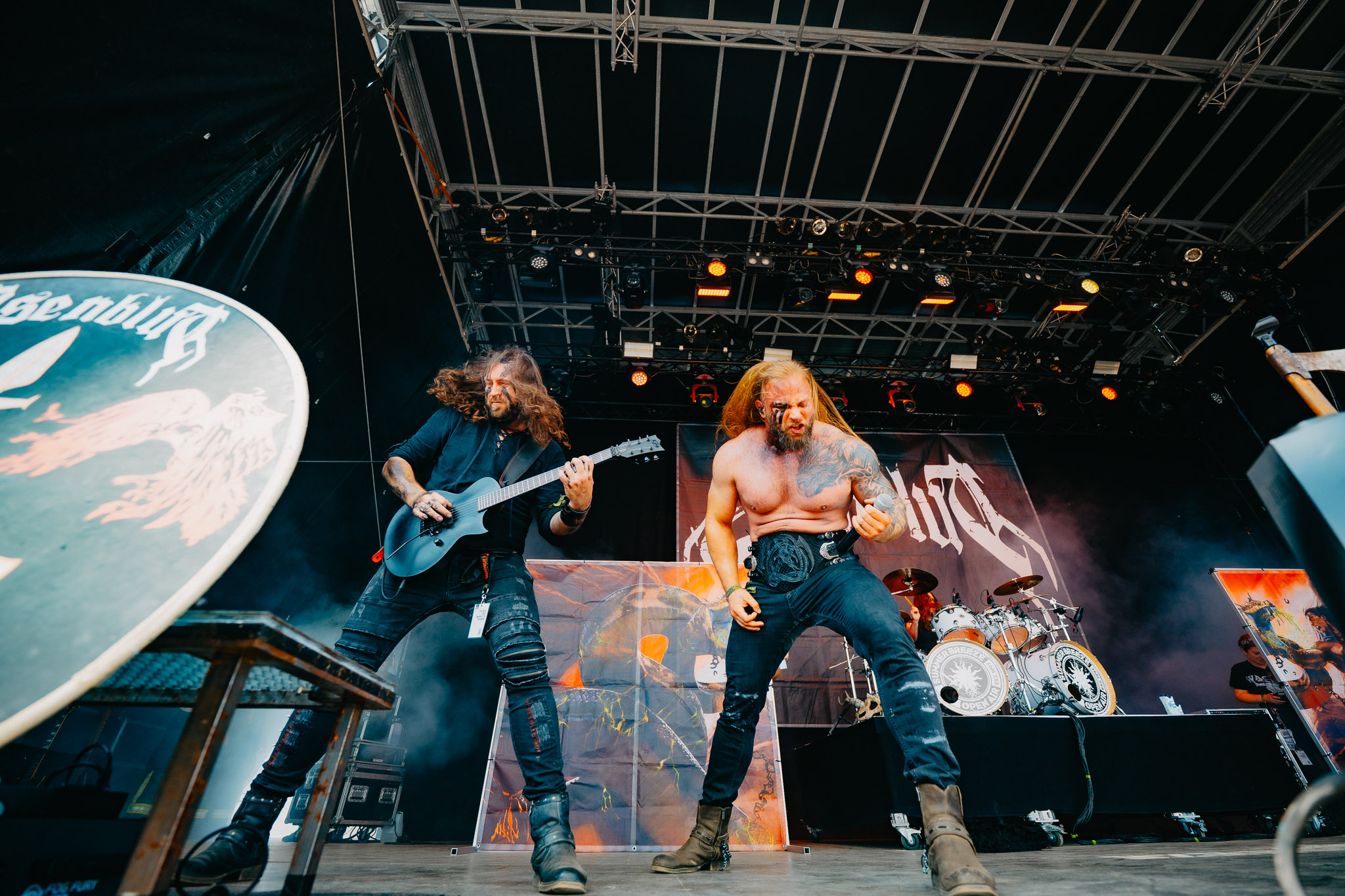 Bild vom Liveauftritt der Band Asenblut beim Summer Breeze 2025