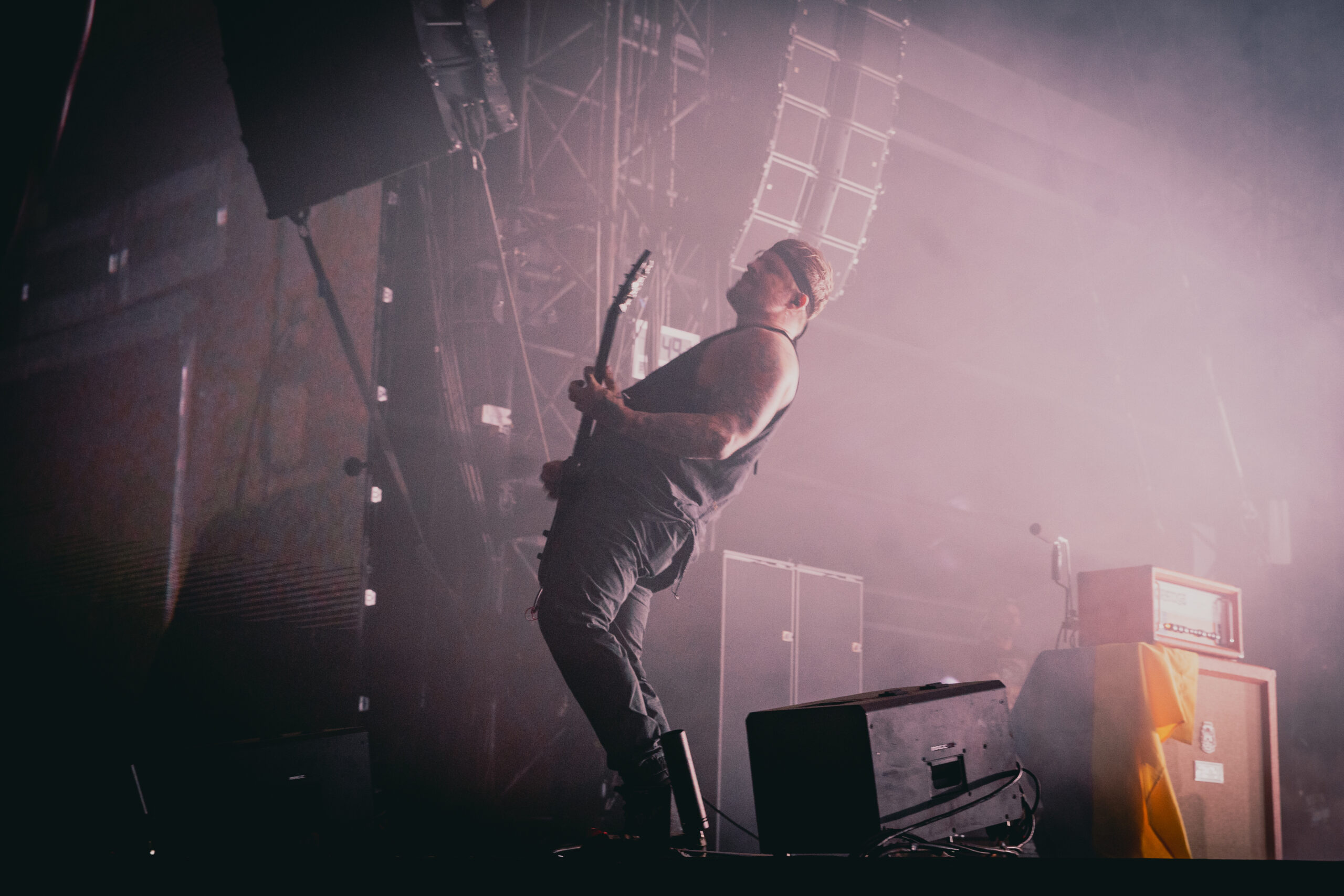 Bild vom Liveauftritt der Band Cult of Luna beim Summer Breeze 2025