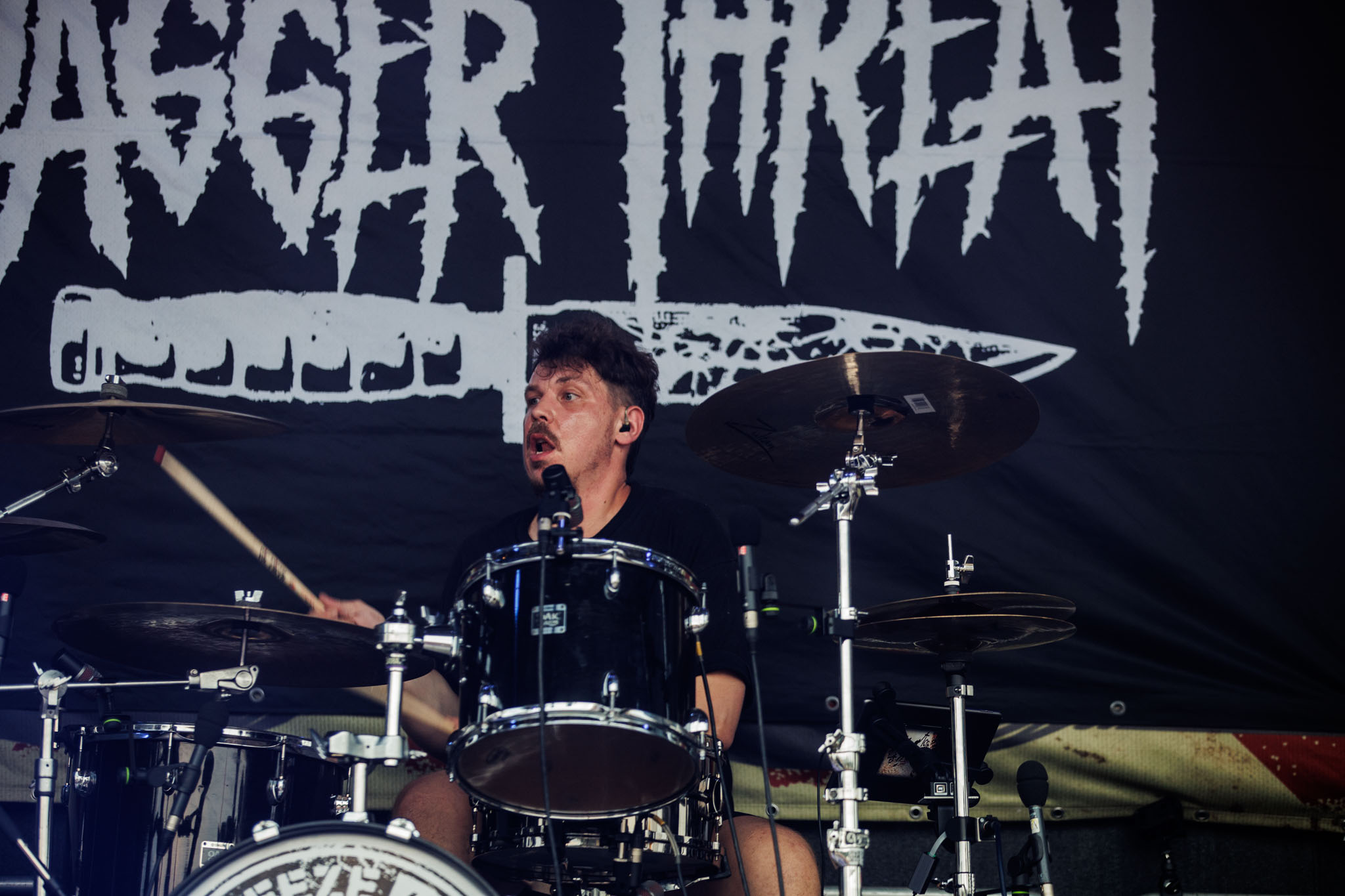 Bild vom Liveauftritt der Band Daggerd Threat beim Summer Breeze 2025