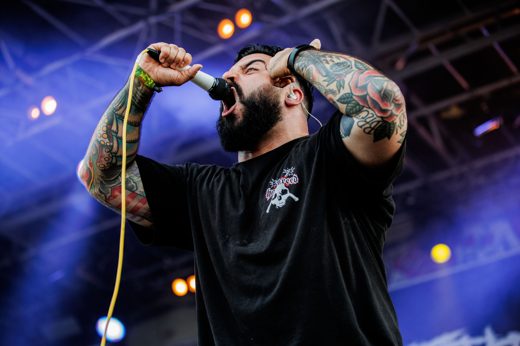 Bild vom Liveauftritt der Band Daggerd Threat beim Summer Breeze 2025